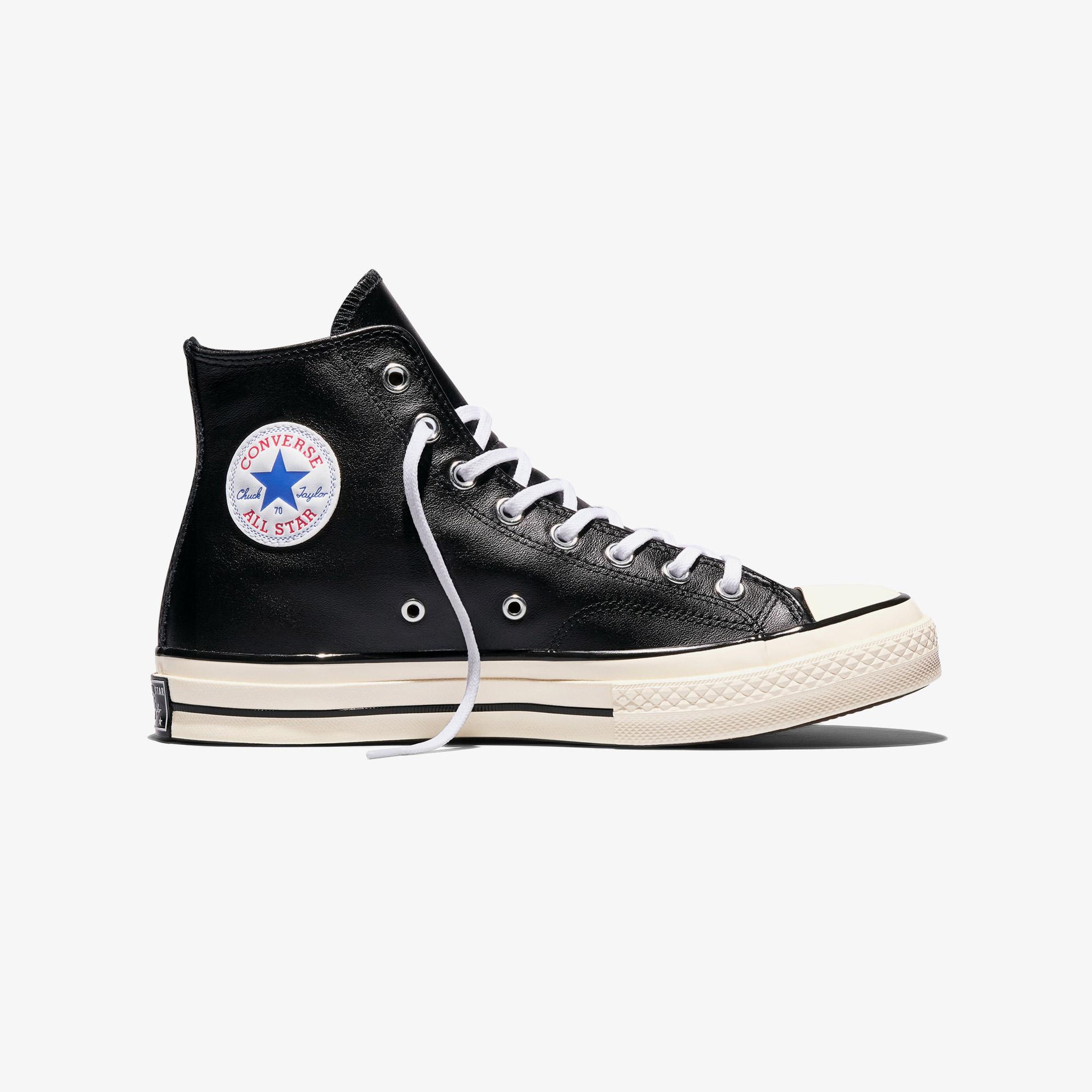 Converse Chuck 70 Unisex Siyah Deri Sneaker