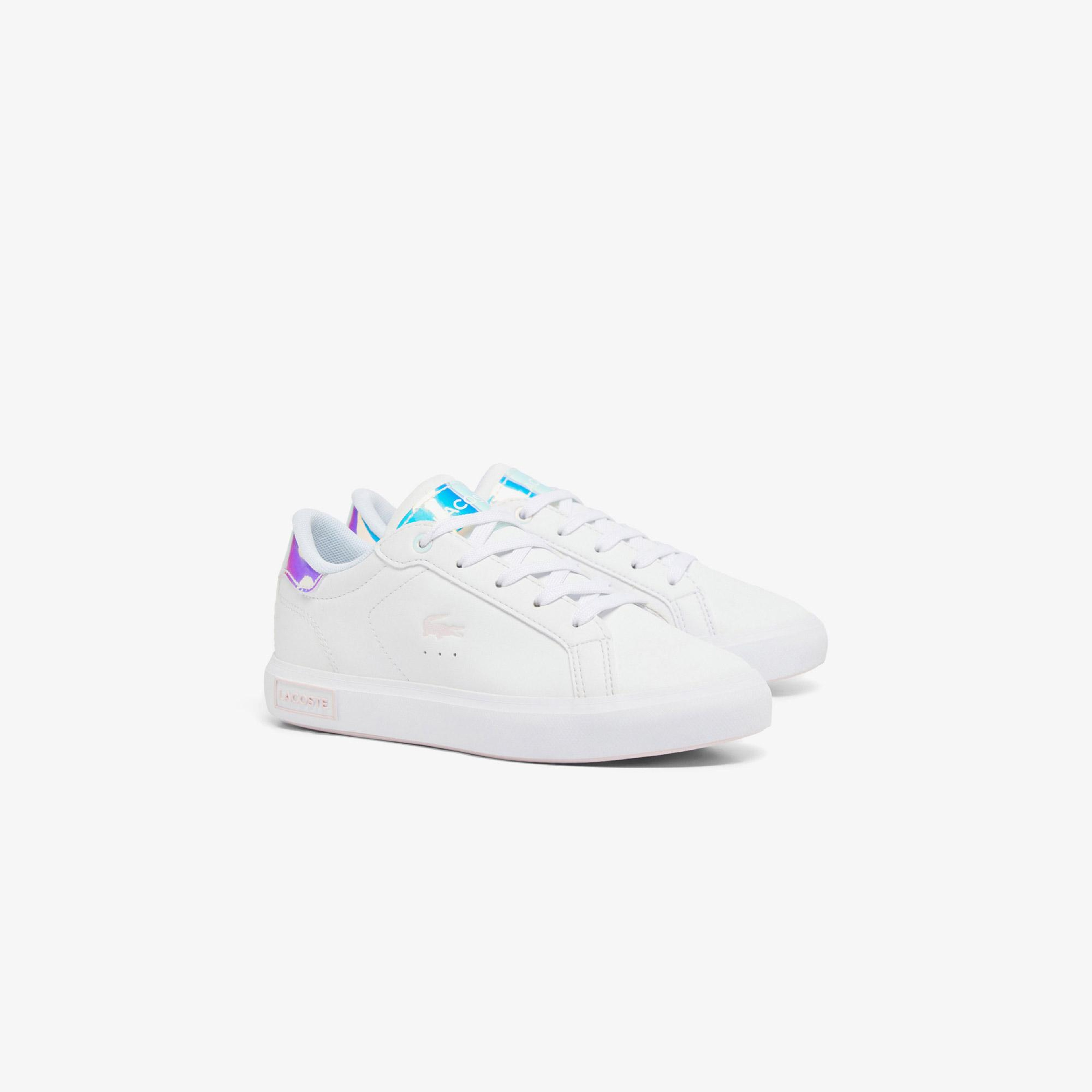 Lacoste Powercourt Çocuk Beyaz Sneaker