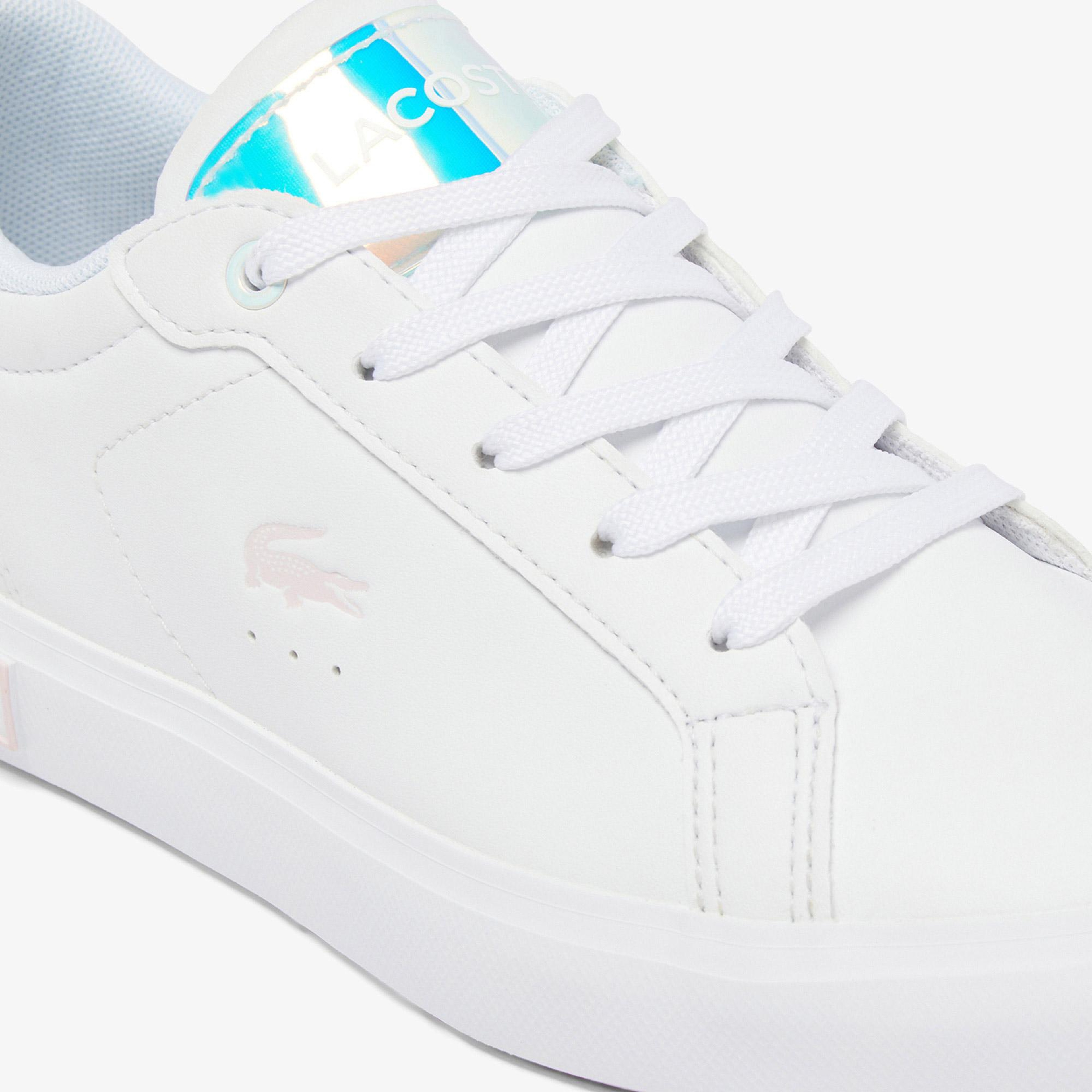 Lacoste Powercourt Çocuk Beyaz Sneaker