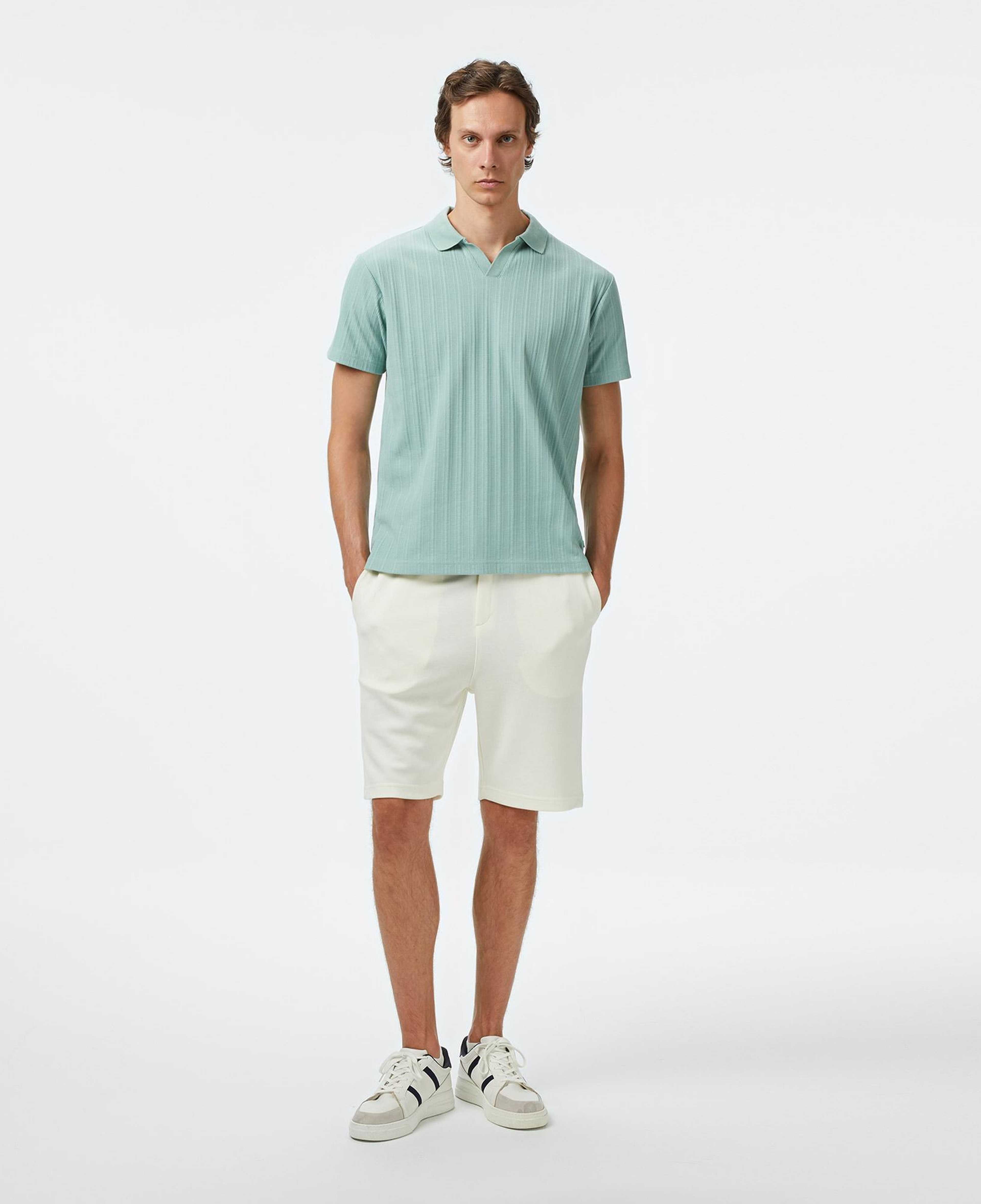 Nautica Erkek Yeşil Classic Fit Polo Yaka T-Shirt