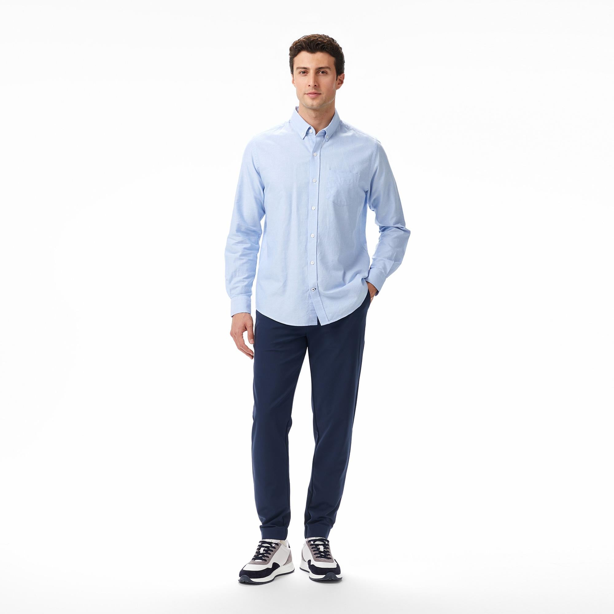 Nautica Erkek Mavi Classic Fit Gömlek