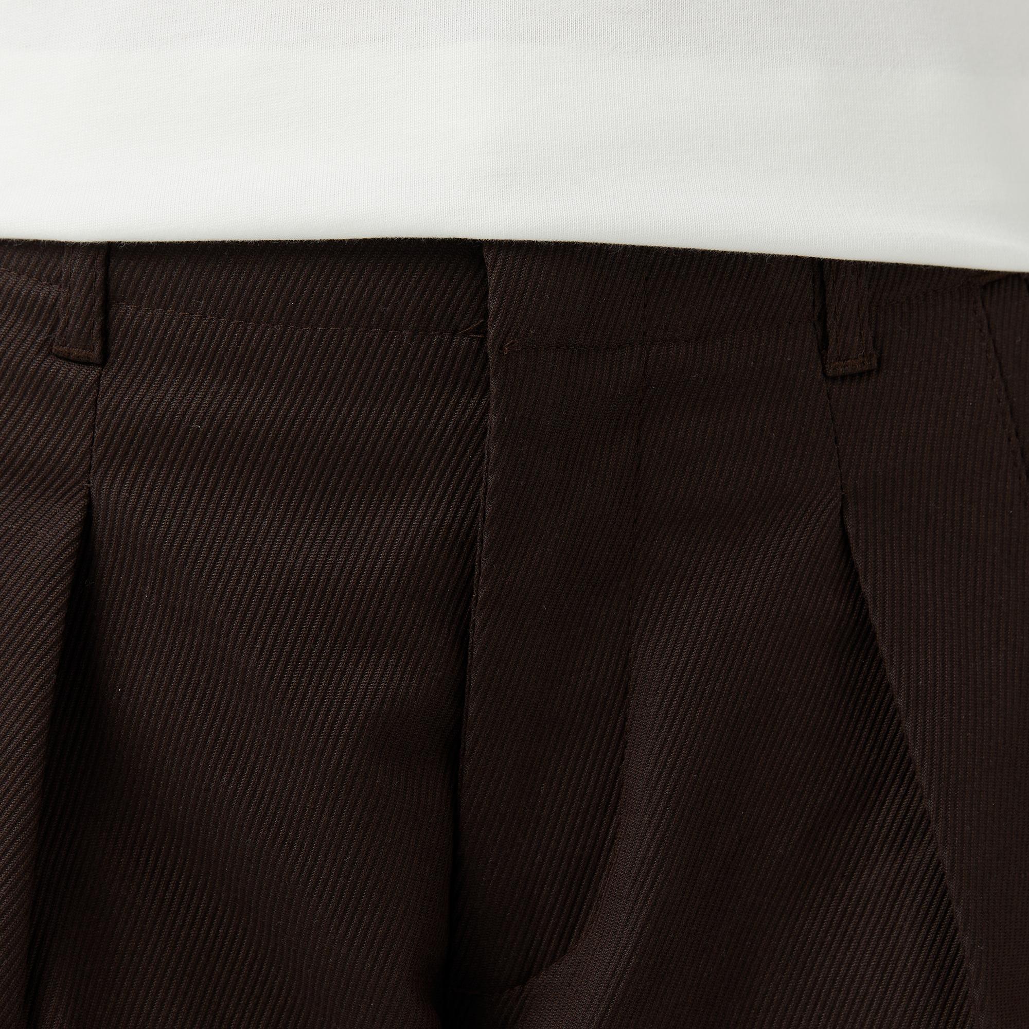 Kadın Relaxed Fit Kahverengi Chino Pantolon