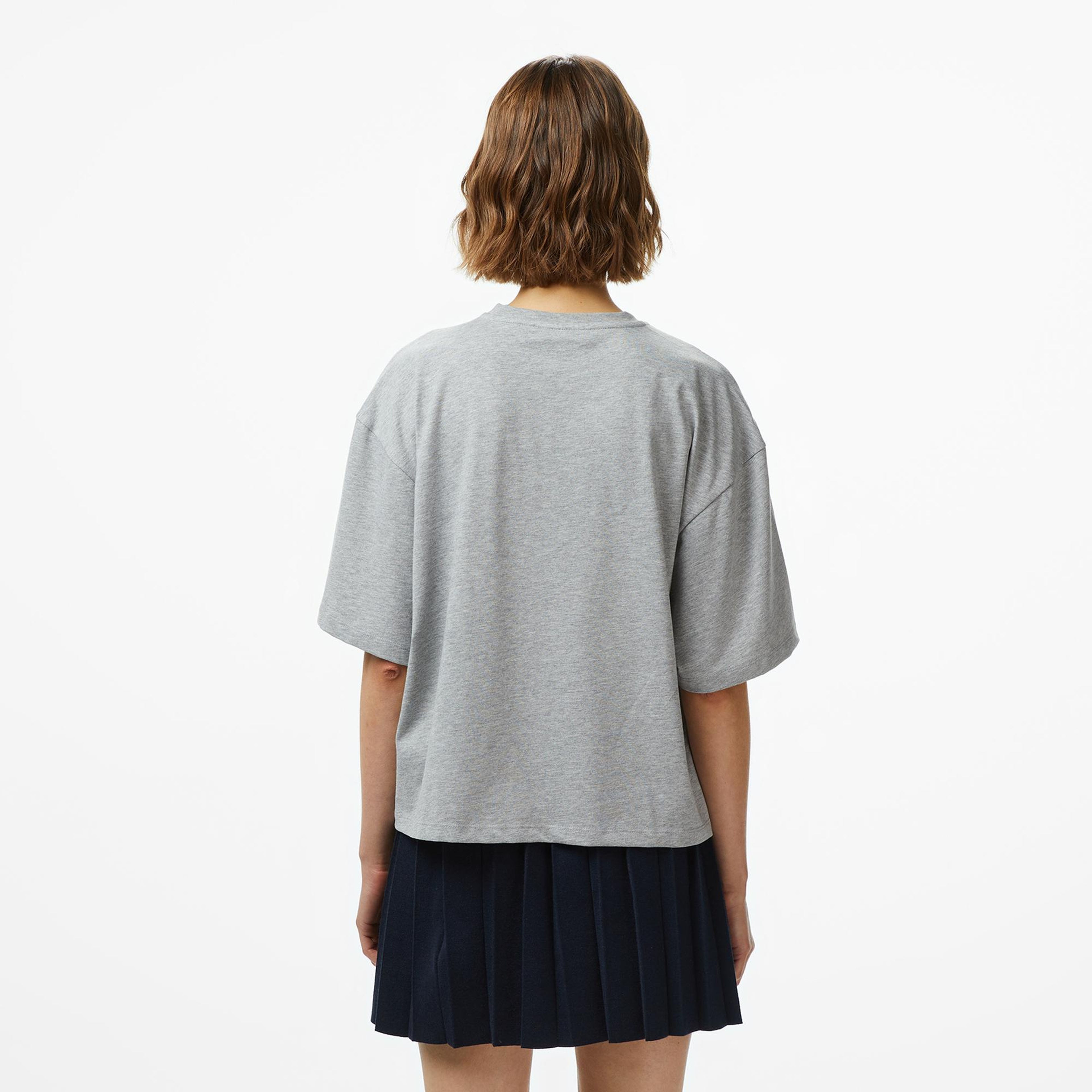 Les Benjamins Kadın Gri T-Shirt