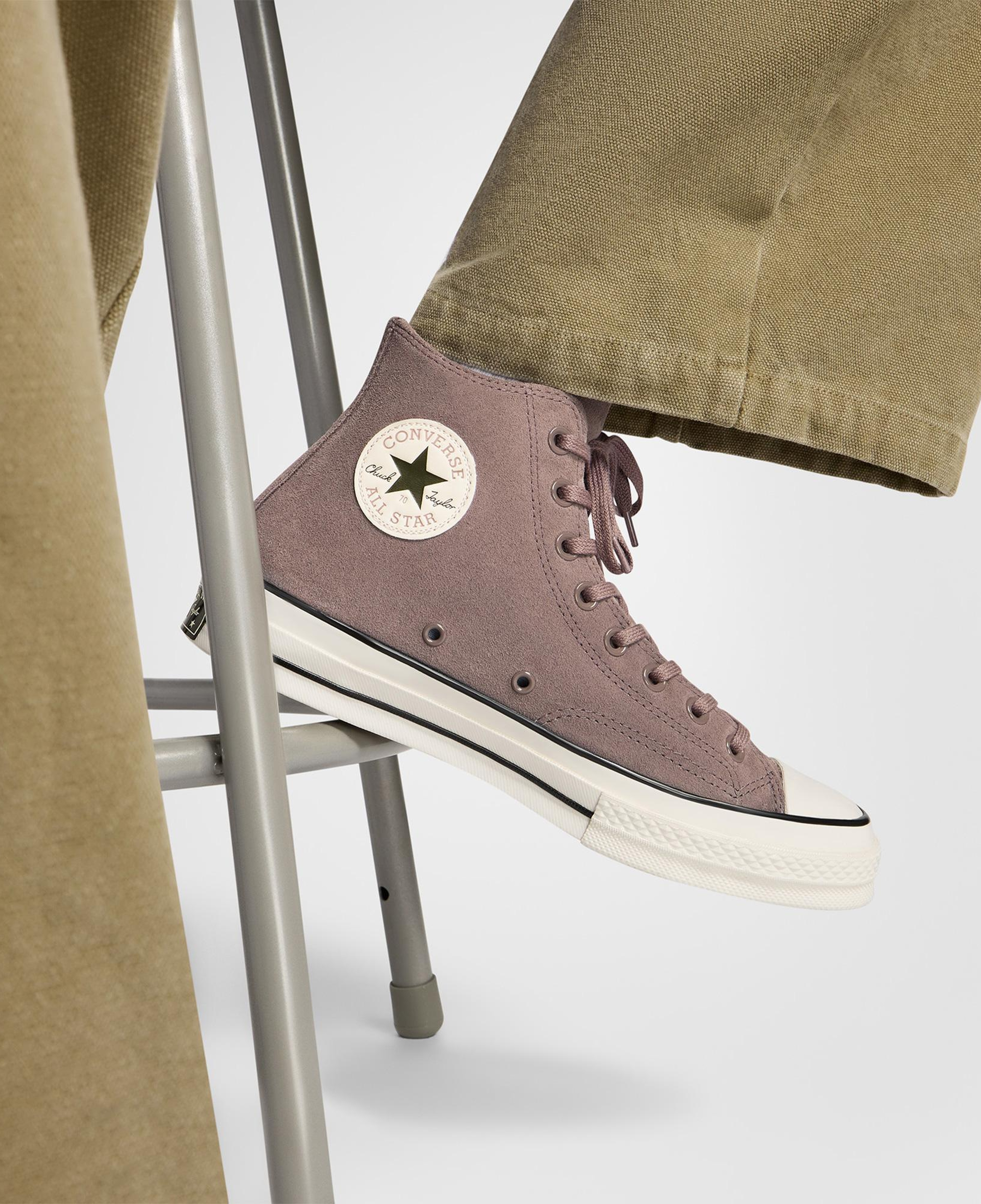 Converse Chuck 70 Unisex Kahverengi Süet Deri Sneaker