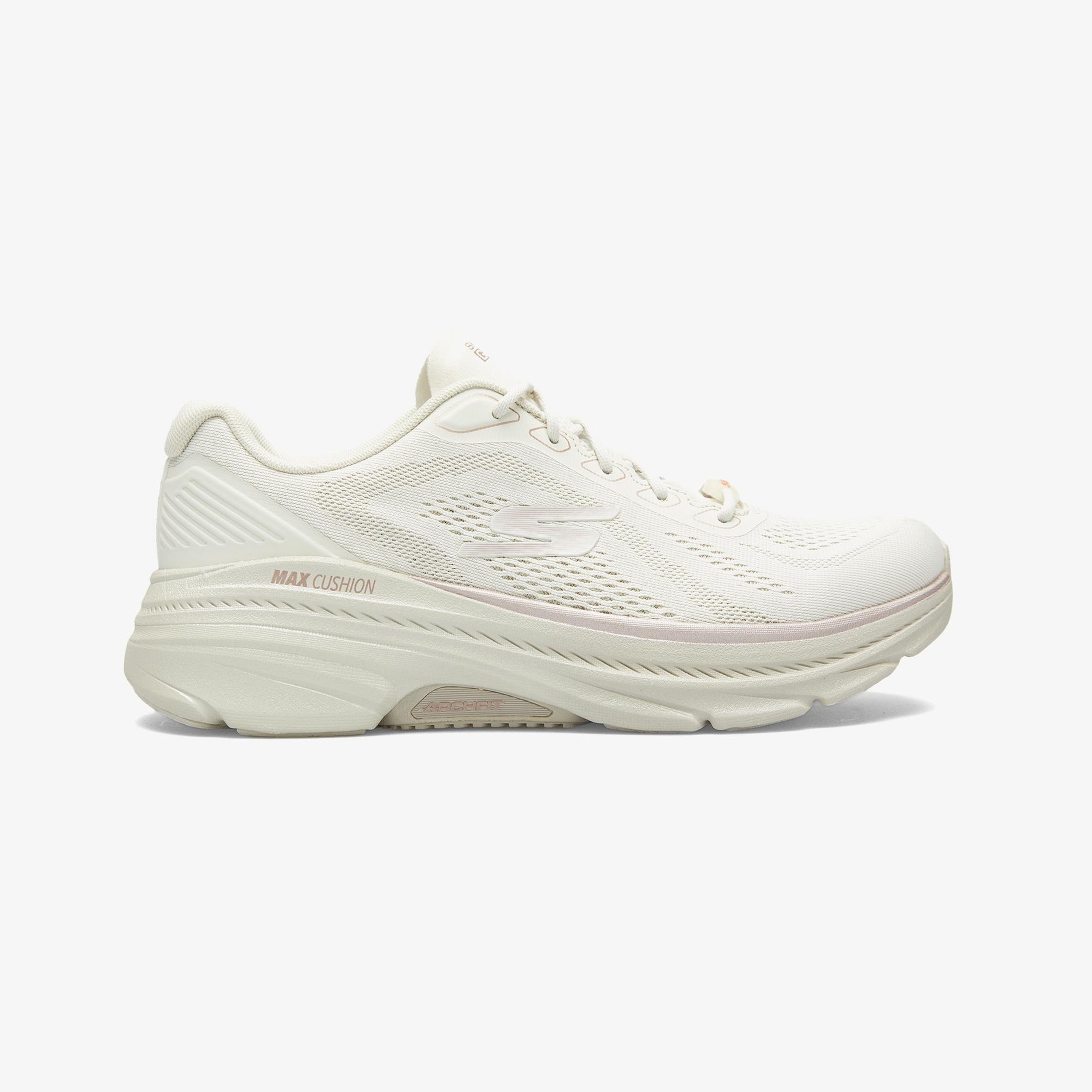 Skechers Max Cushioning 2.0 Arch Fit Kadın Bej Koşu Ayakkabısı