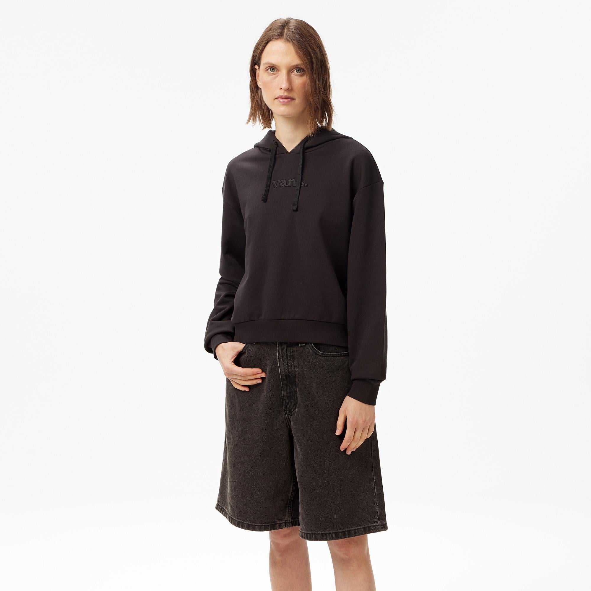 Vans Essential H-Ft Rlx Po Kadın Siyah Sweatshırt