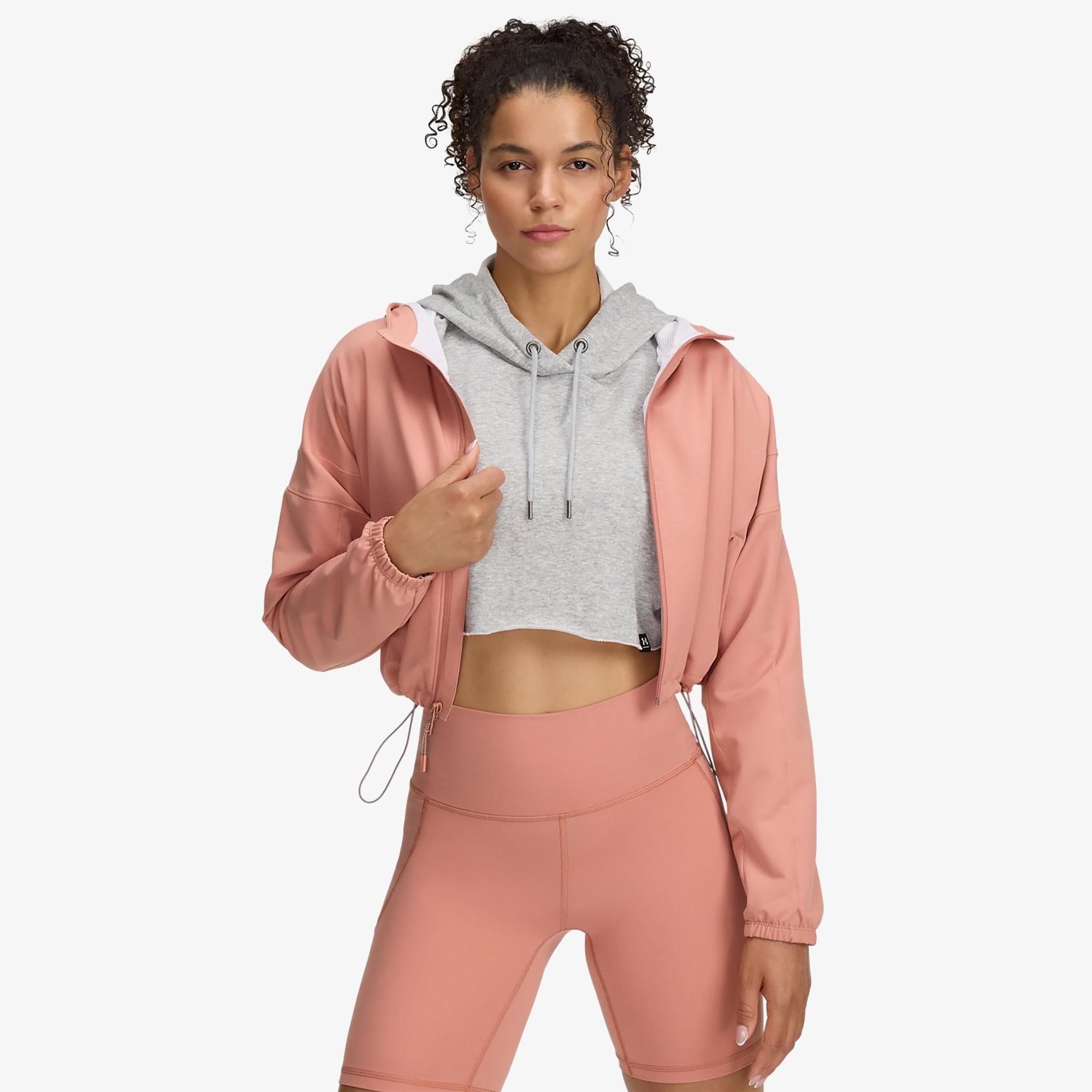 Under Armour Unstoppable Kadın Pembe Kapüşonlu Ceket