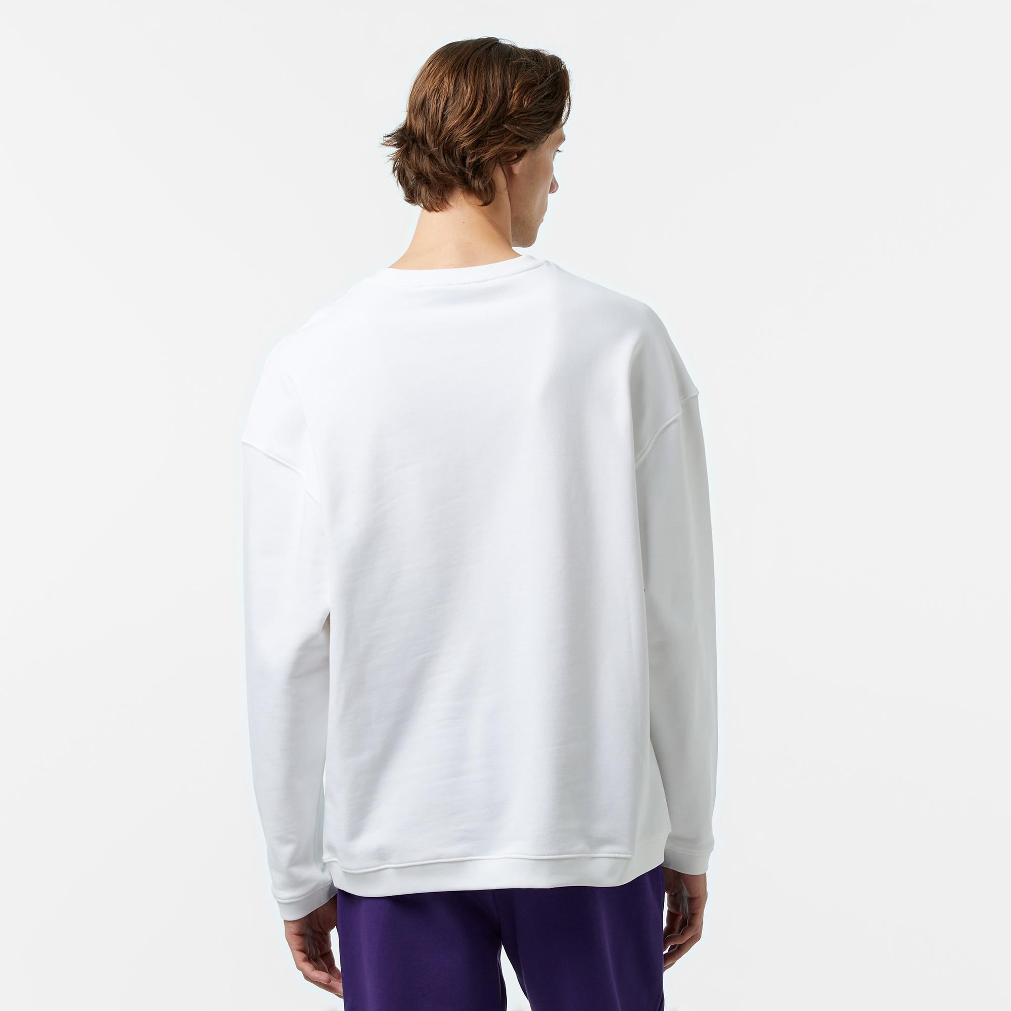 Les Benjamins 705 Unisex Beyaz Sweatshirt