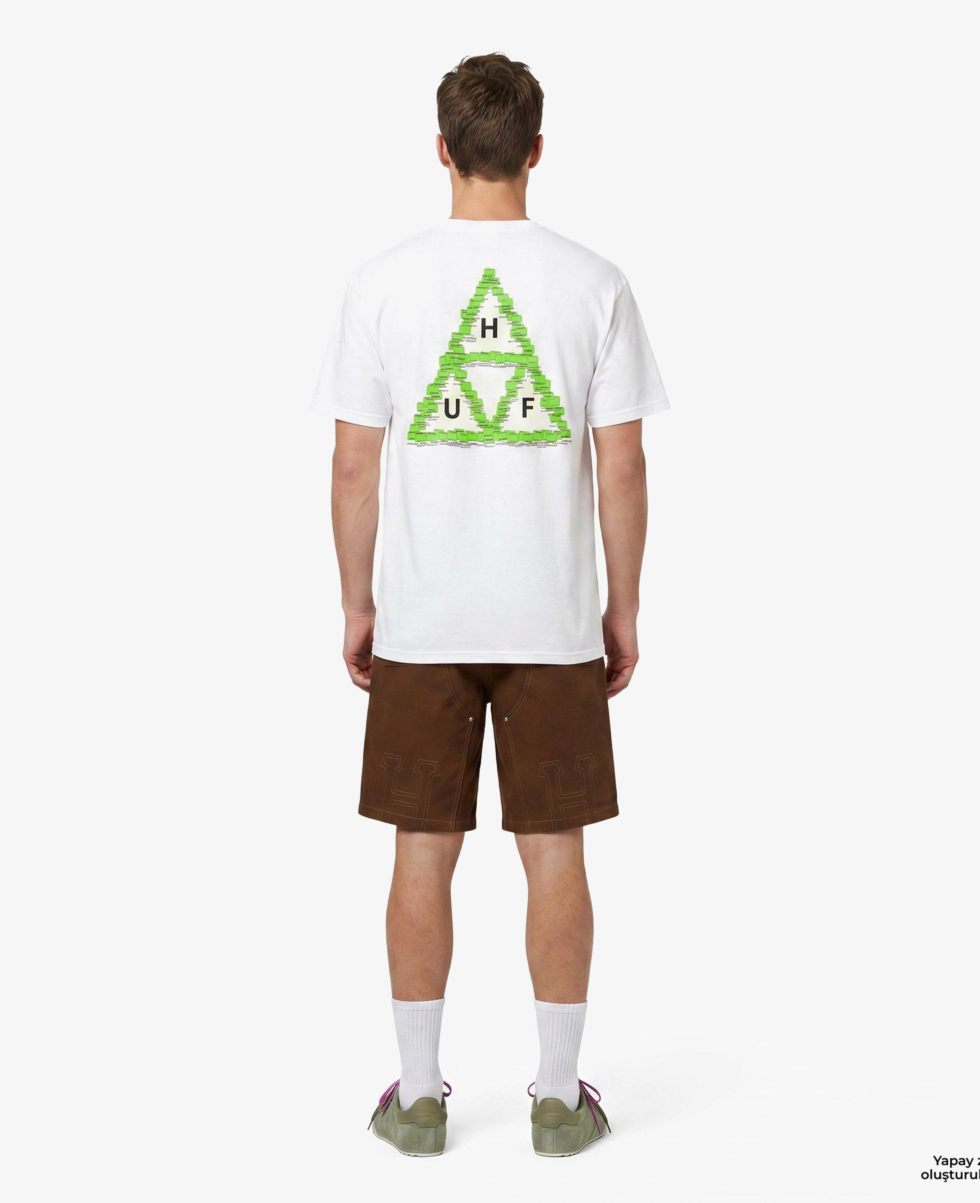 Huf Desktop Erkek Beyaz T-Shirt