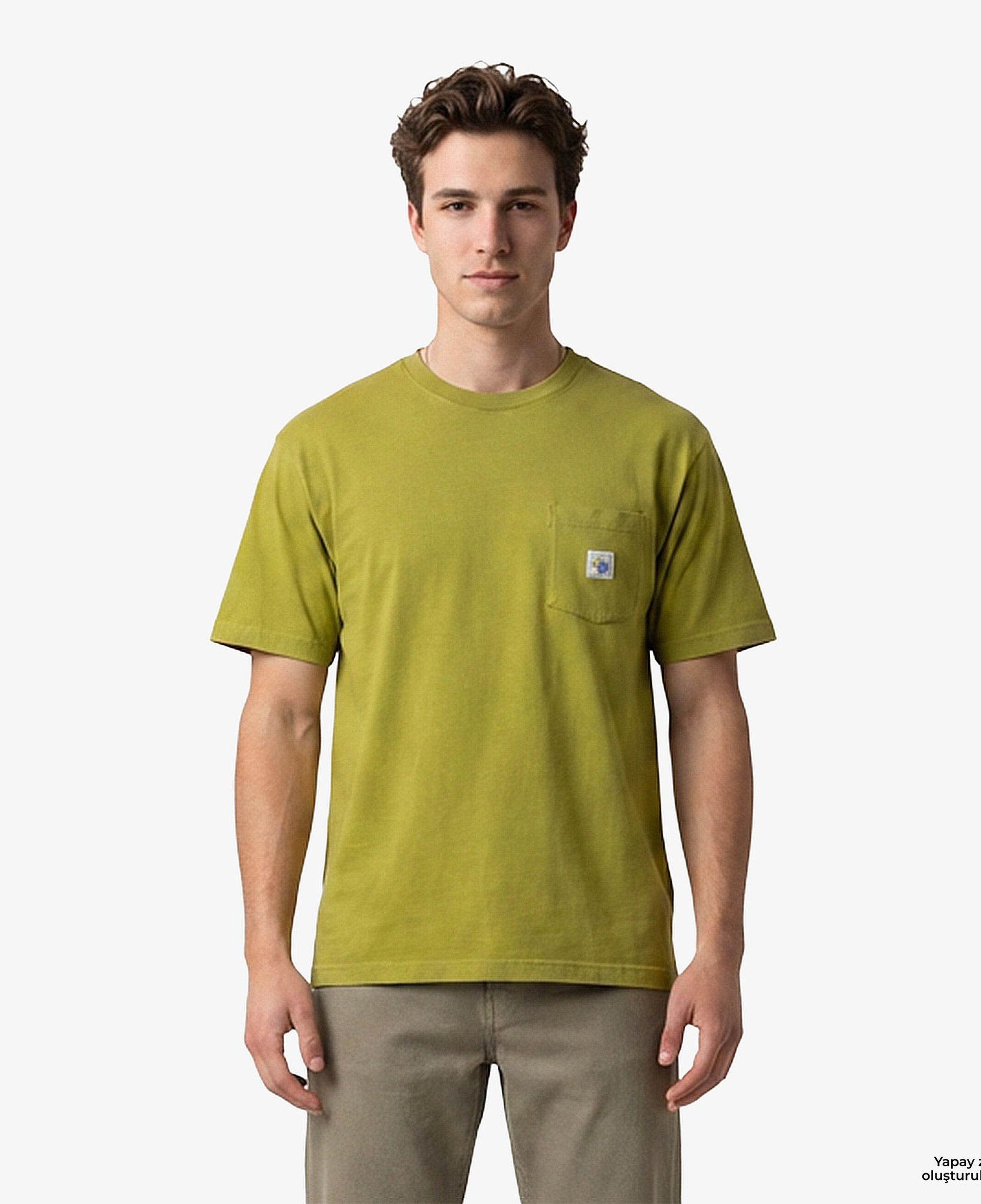 Huf Total Eclipse Knit Box Erkek Yeşil T-Shirt