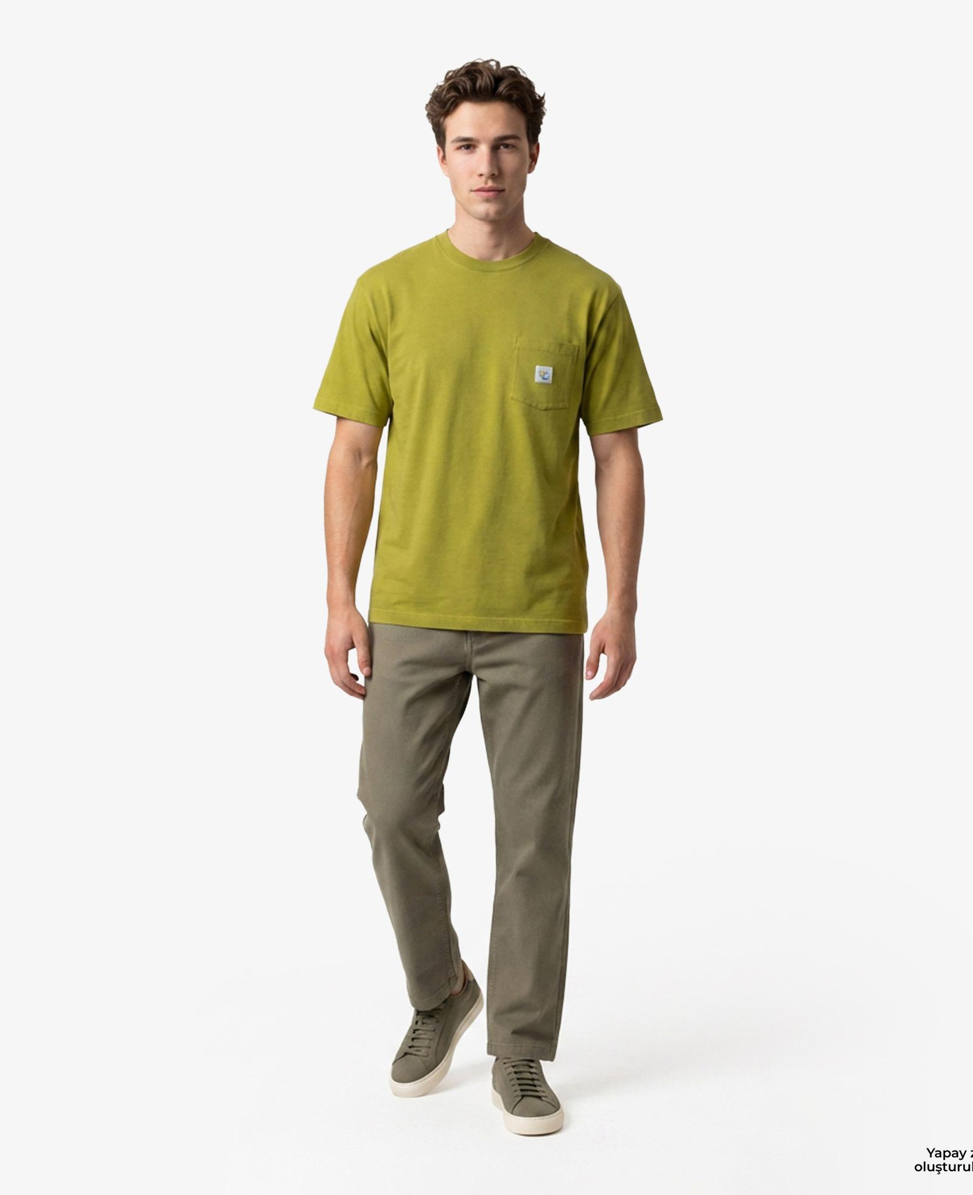 Huf Total Eclipse Knit Box Erkek Yeşil T-Shirt