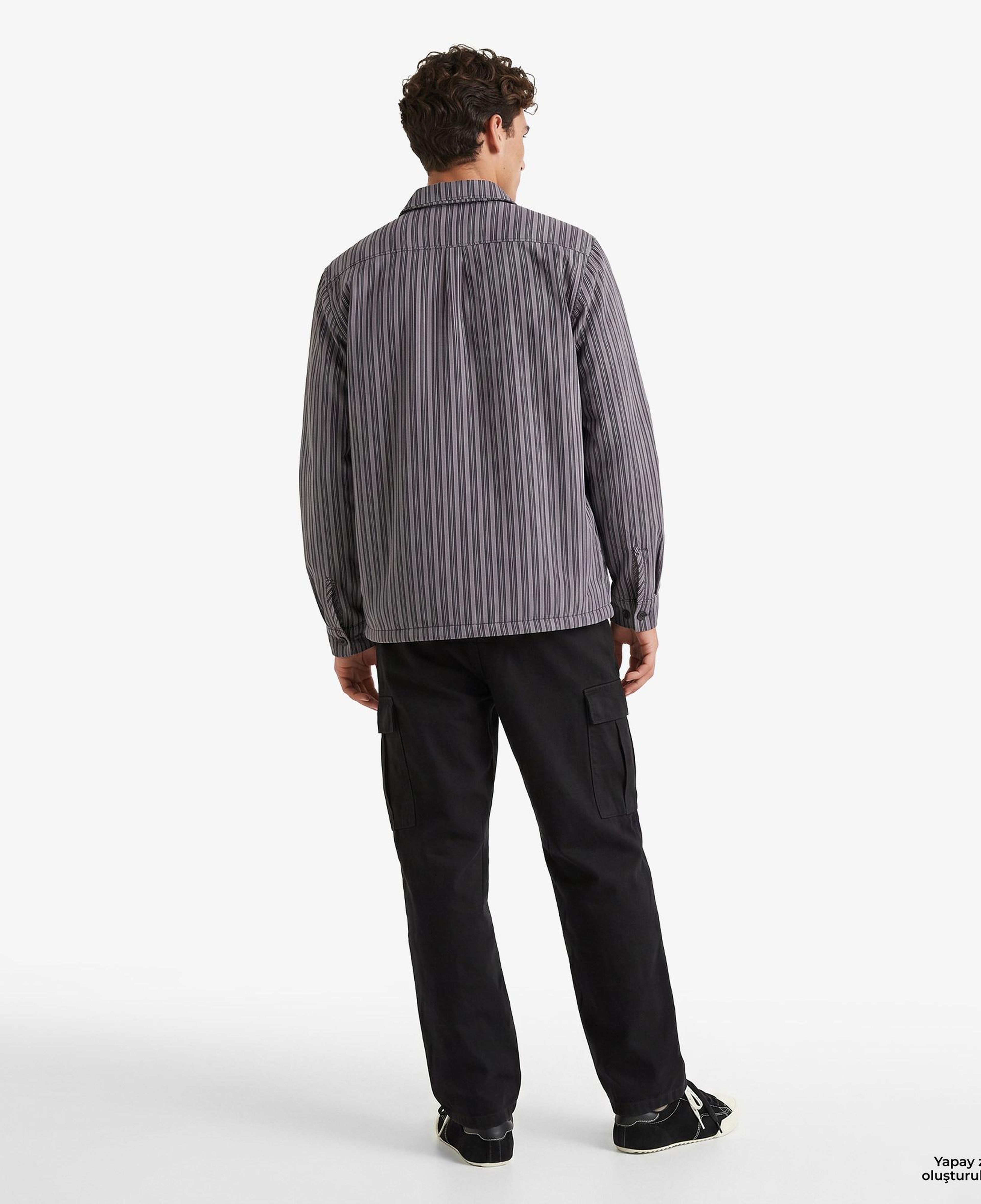 The Hundreds Padded LS Woven Erkek Gri Gömlek