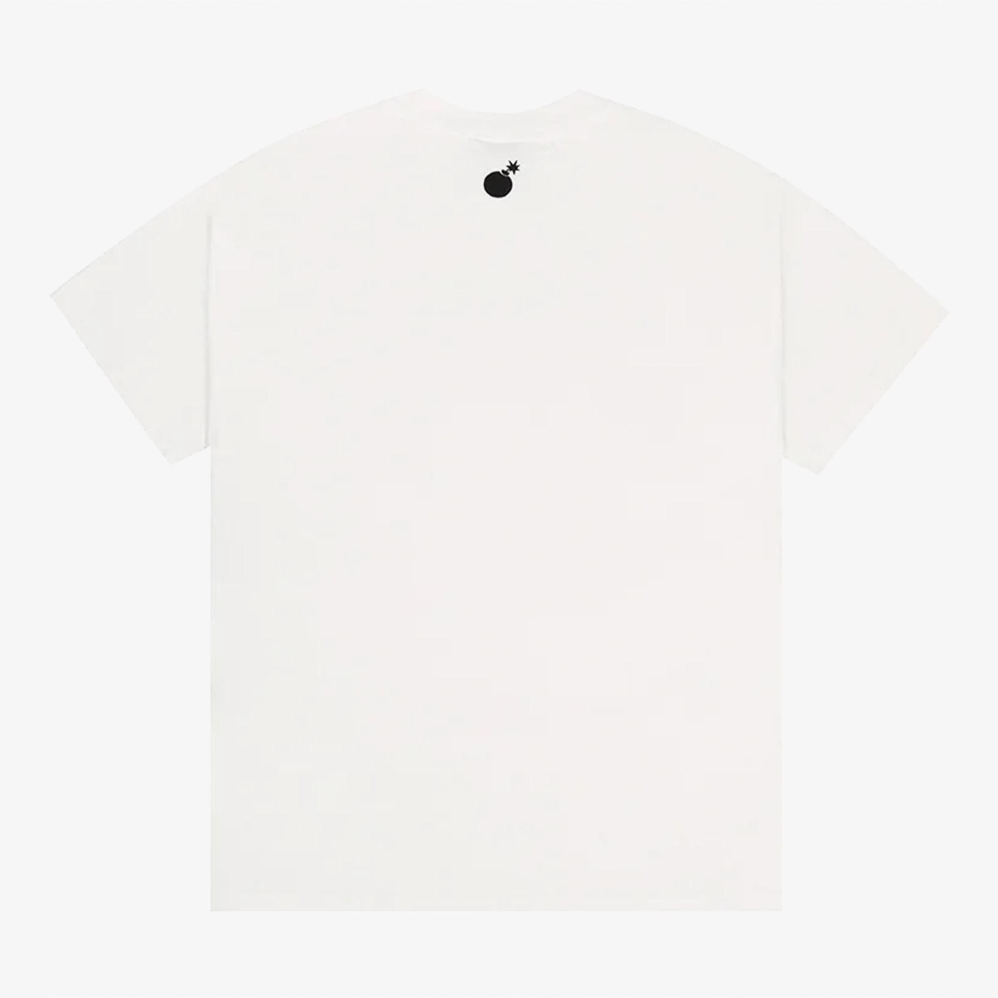 The Hundreds Y2K Bar Logo Erkek Beyaz T-Shirt