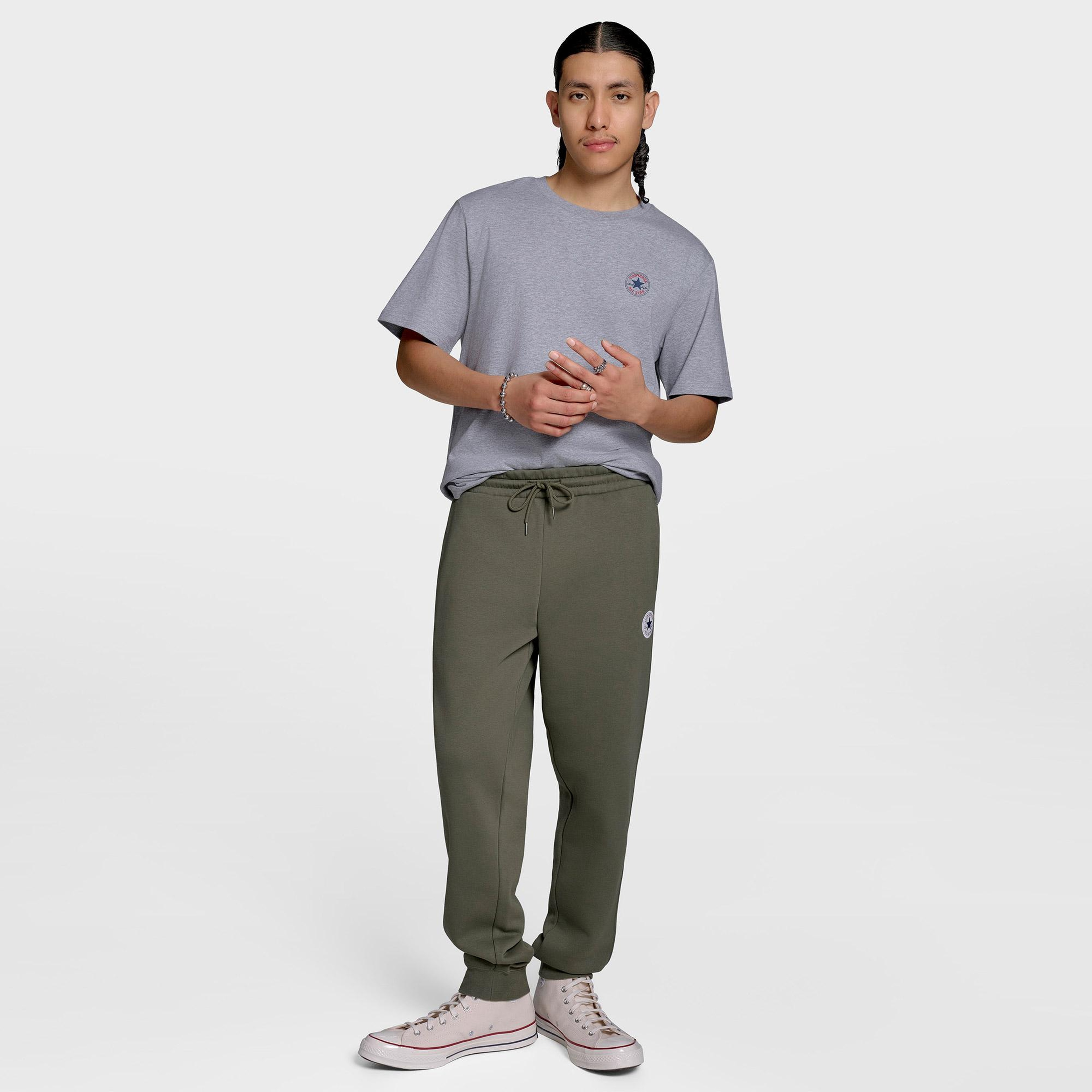 Converse Standard Fit Core Chuck Patch Erkek Haki Pantolon