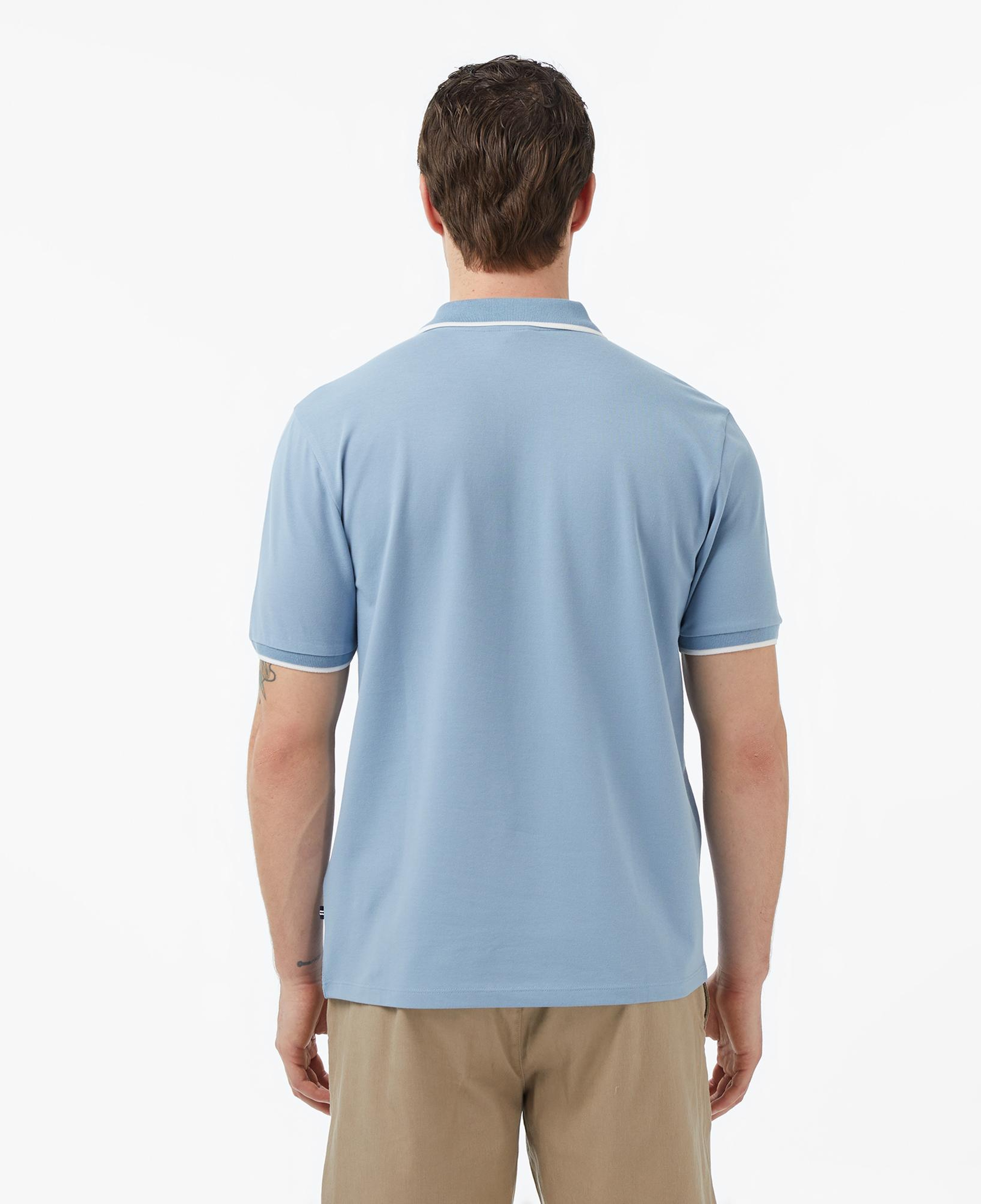Nautica Erkek Mavi Regular Fit Polo Yaka T-Shirt