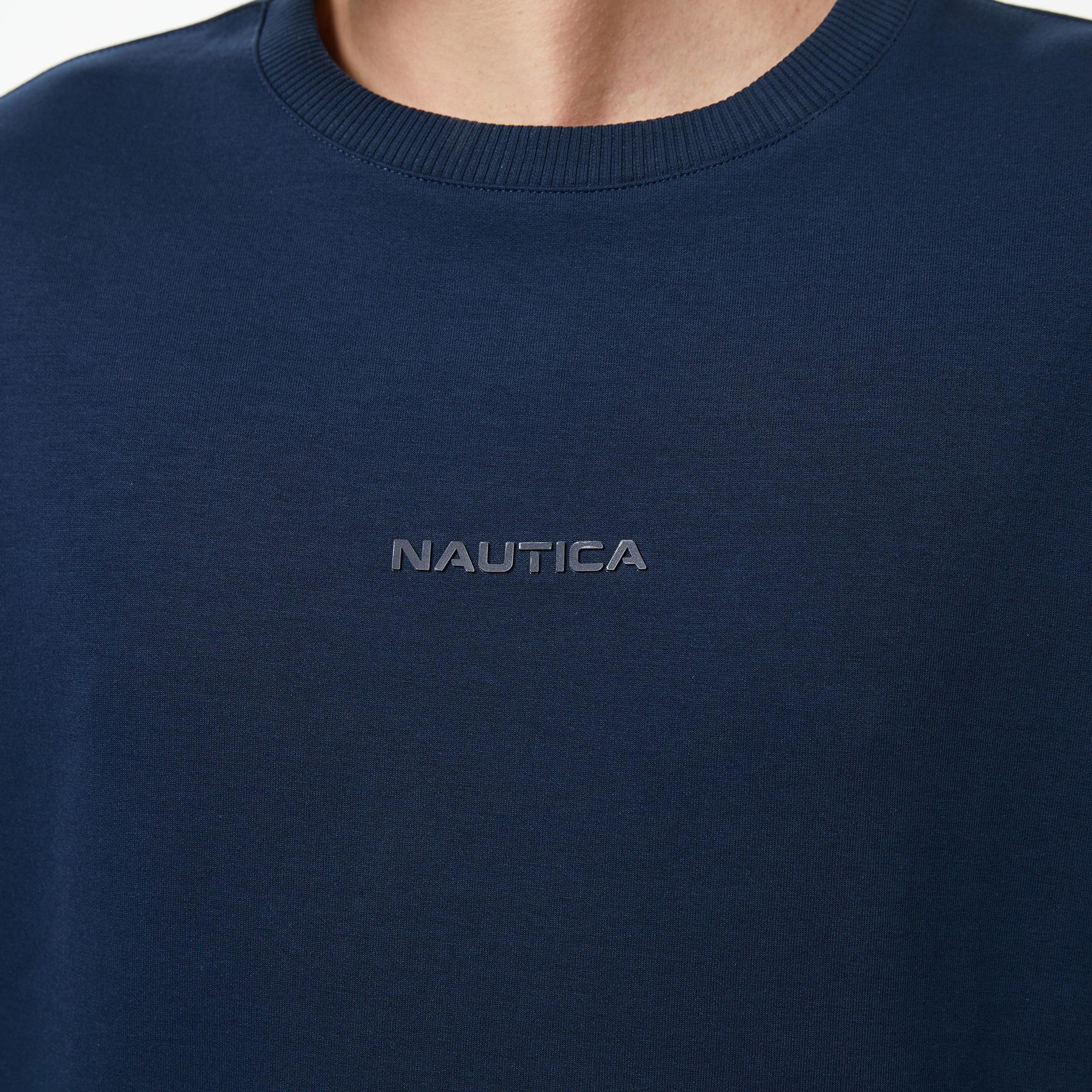 Nautica Erkek Lacivert Regular Fit Sweatshirt