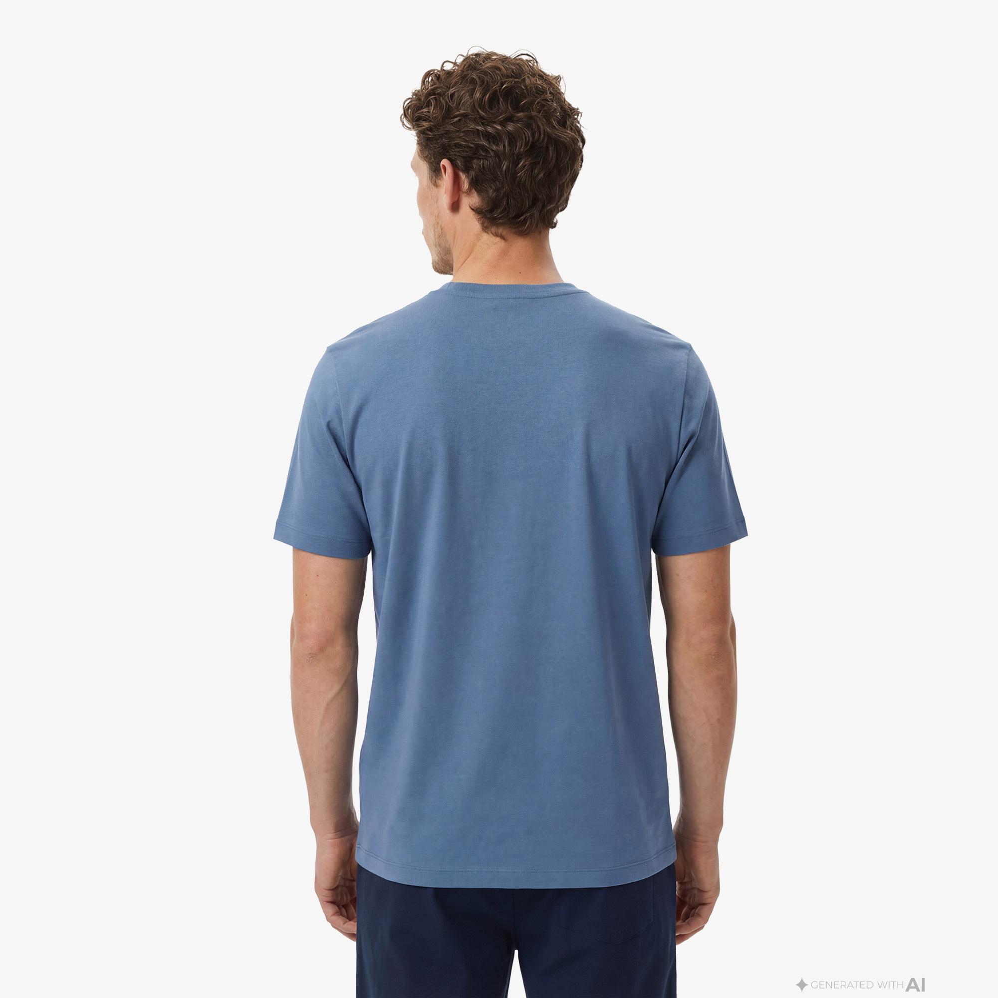 Nautica Erkek Mavi Regular Fit T-Shirt
