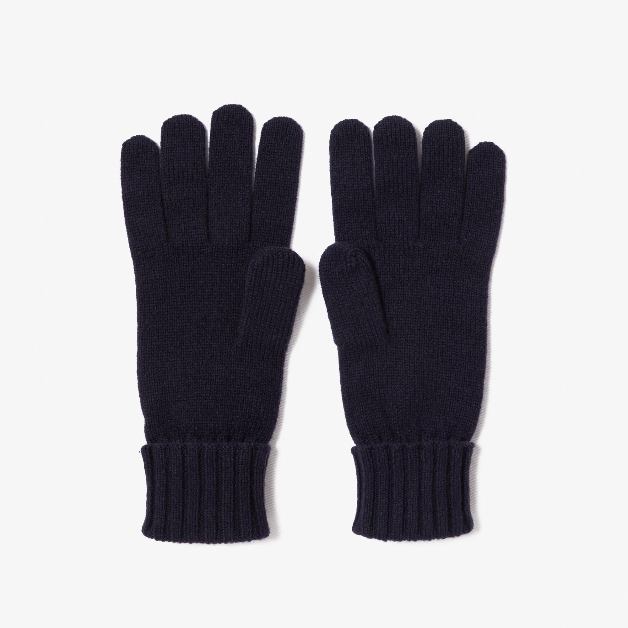 Unisex Yün Lacivert Eldiven
