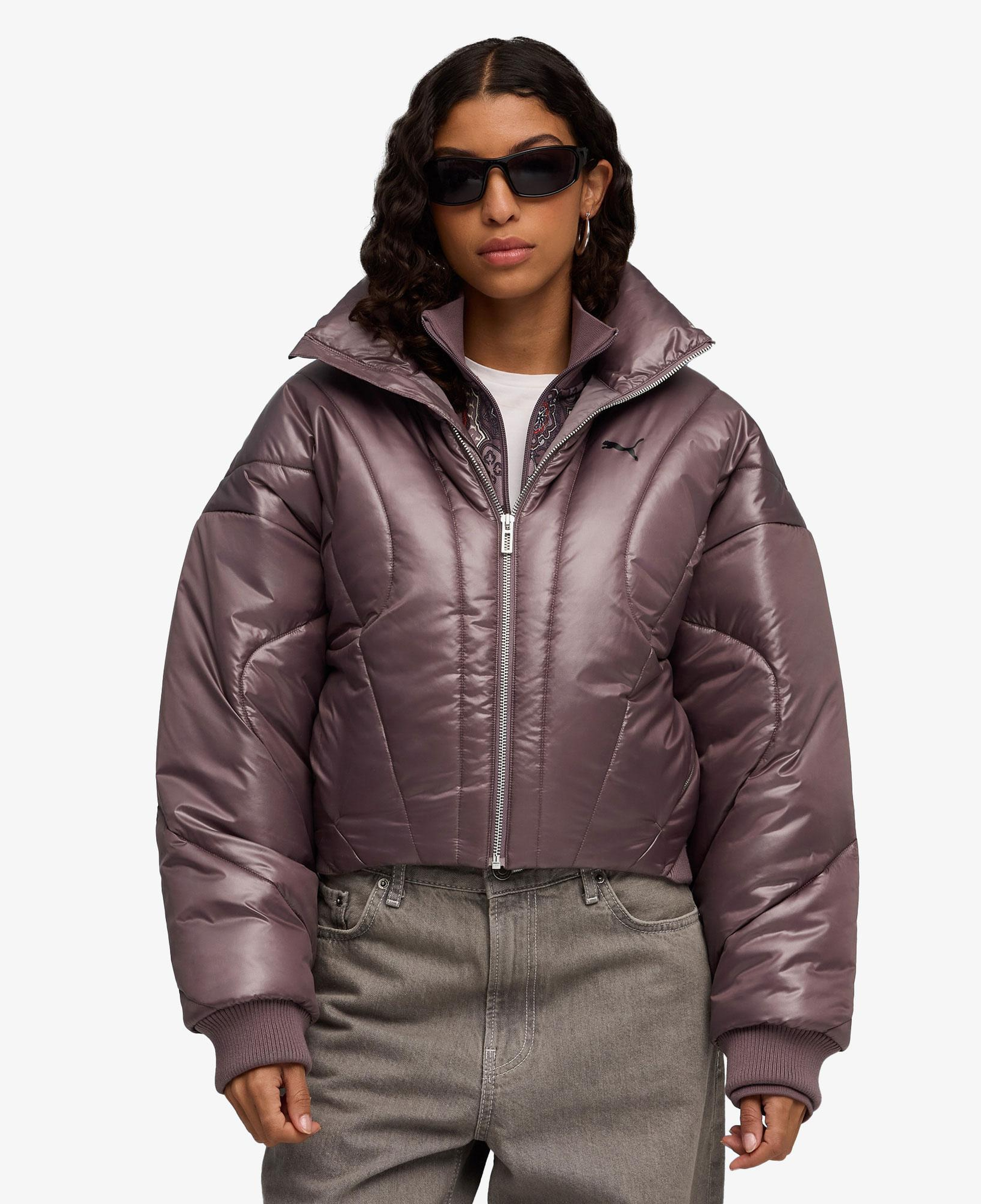 Puma Dare To Puffer Kadın Bordo Ceket