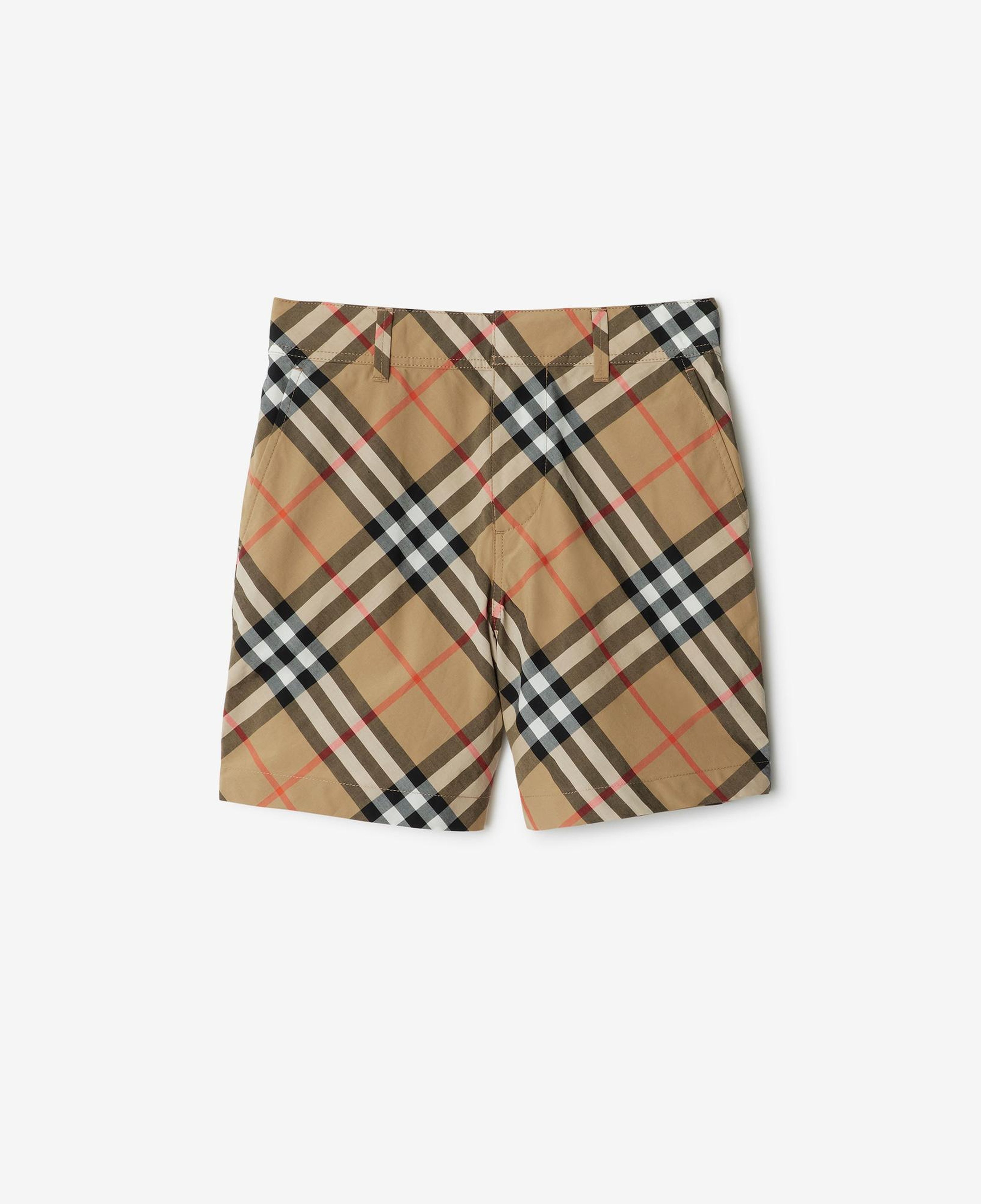 Burberry Check Pamuk Çocuk Bej Şort