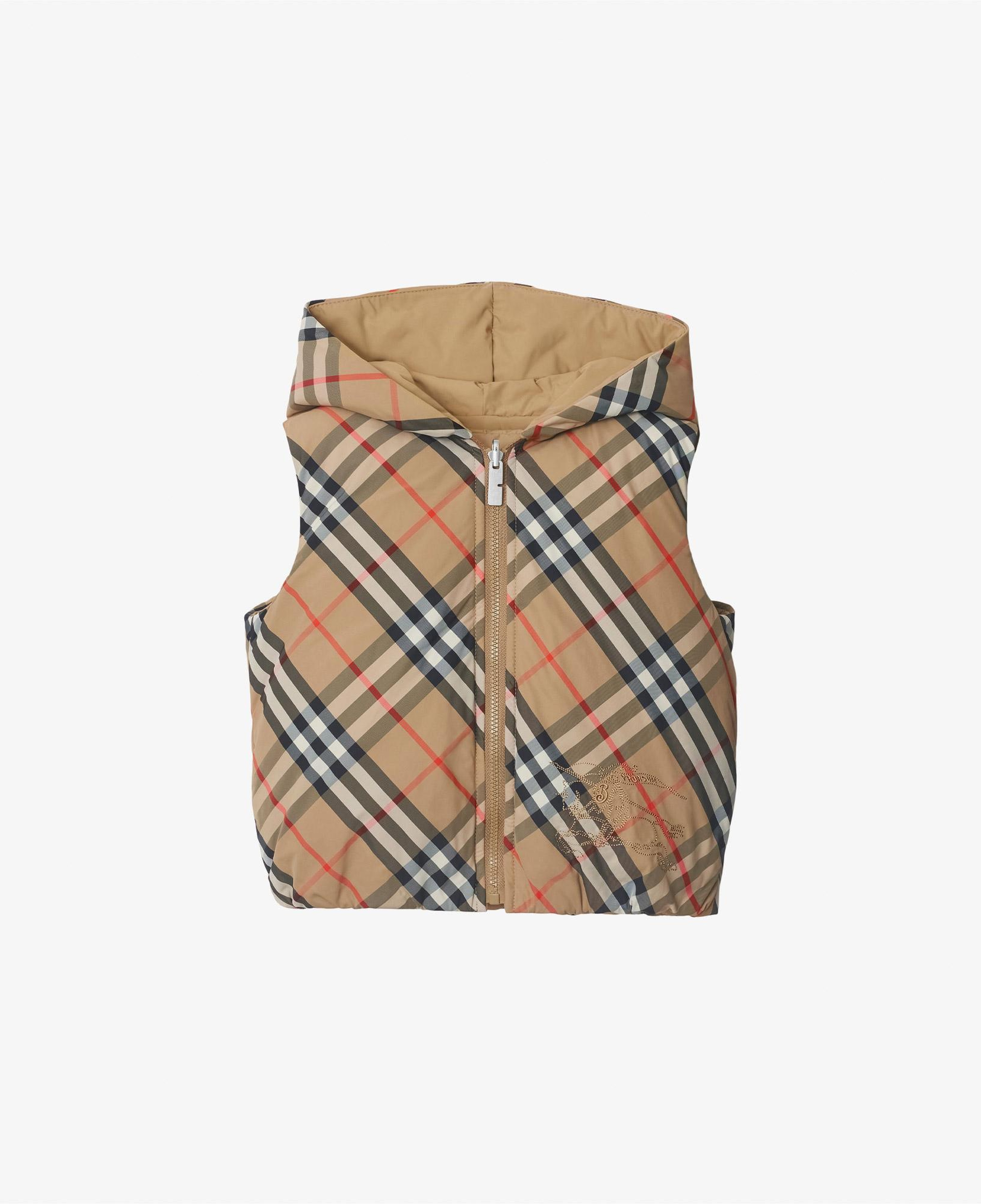 Burberry Axel Gilet Reversible Nylon Padded Gilet Çocuk Bej Yelek