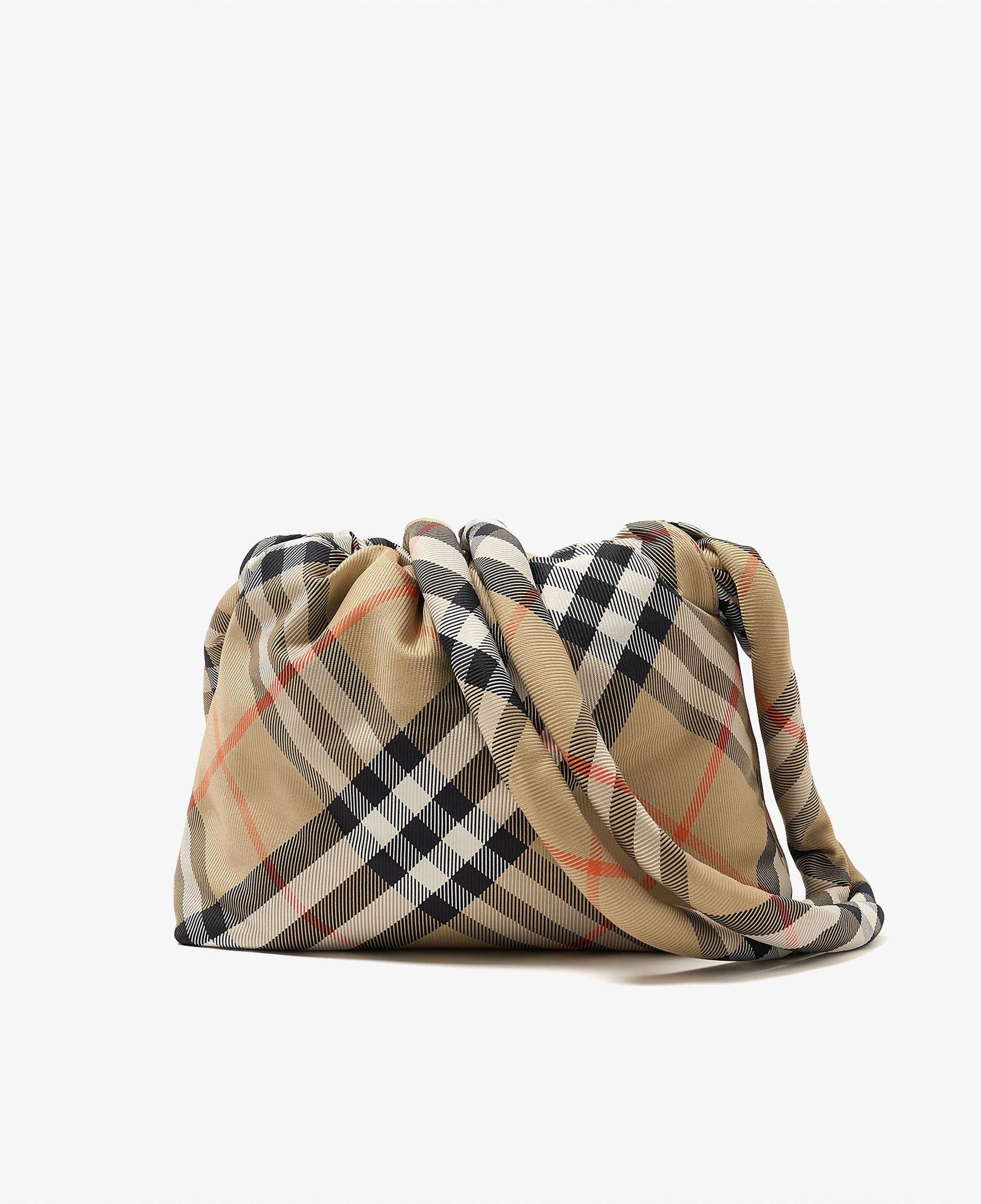 Burberry Drawstring Ck Pouch Çocuk Bej Omuz Çantası