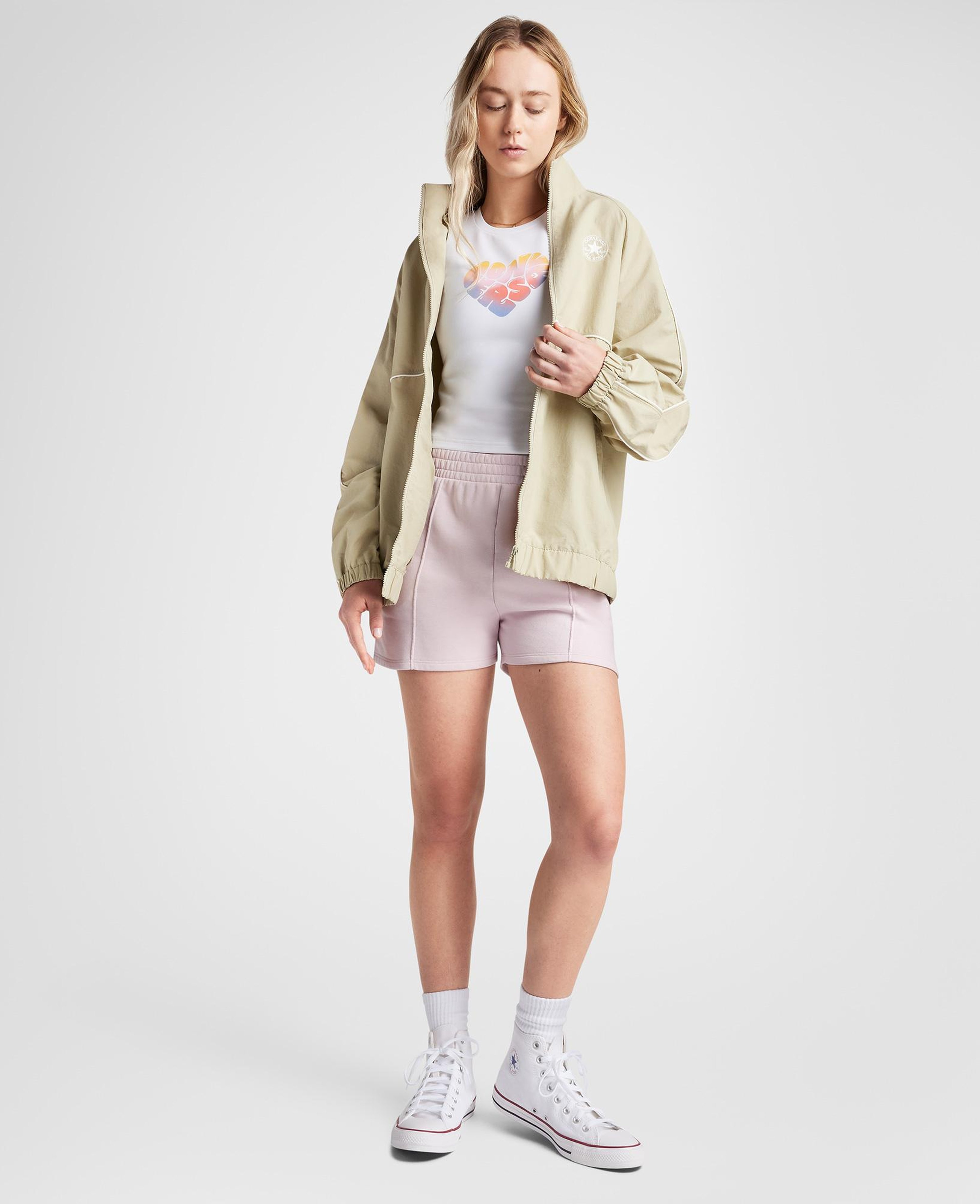 Converse Star Chevron Kadın Pembe Şort