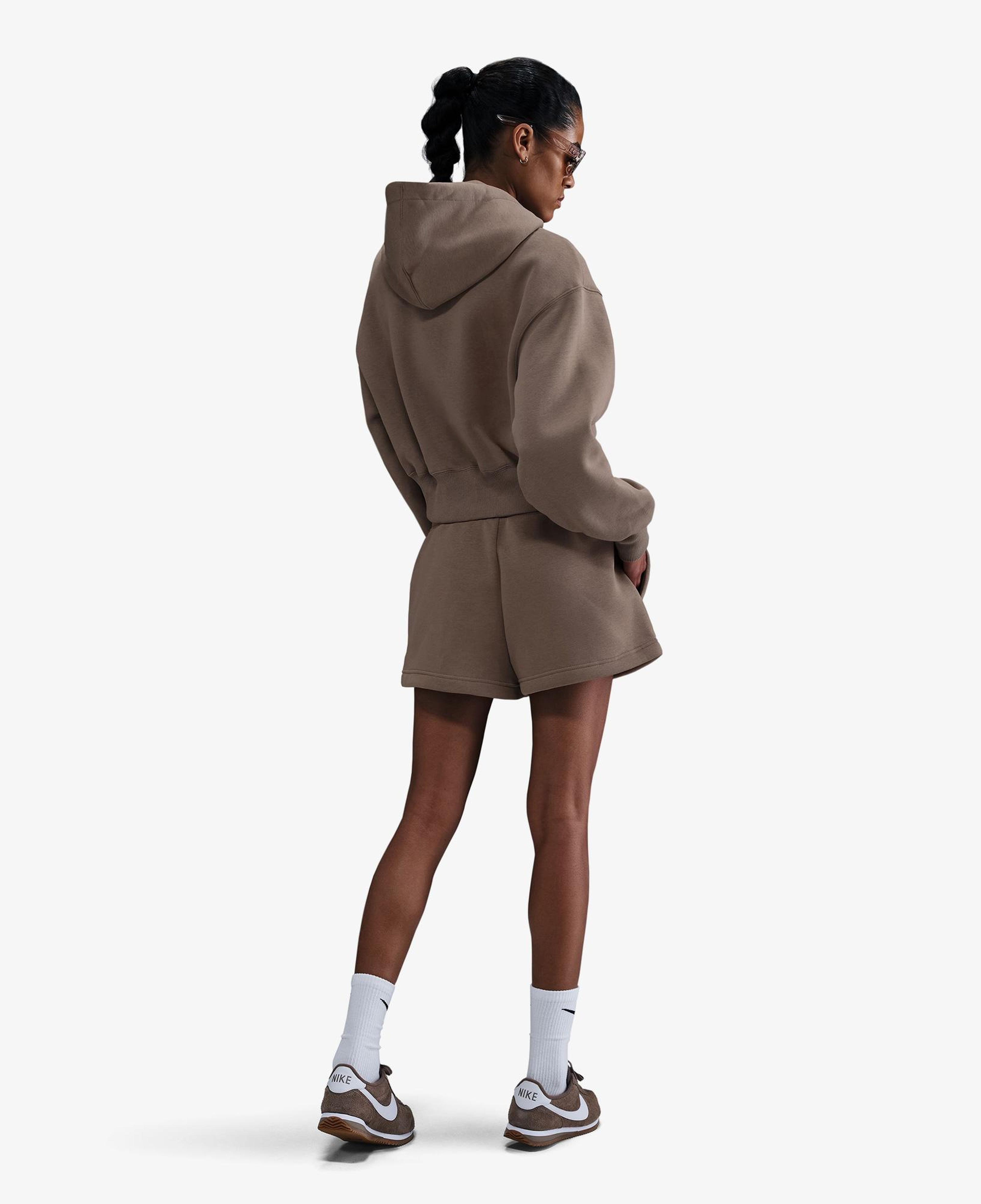 Nike Sportswear Phoenix Fleece Kadın Kahverengi Şort