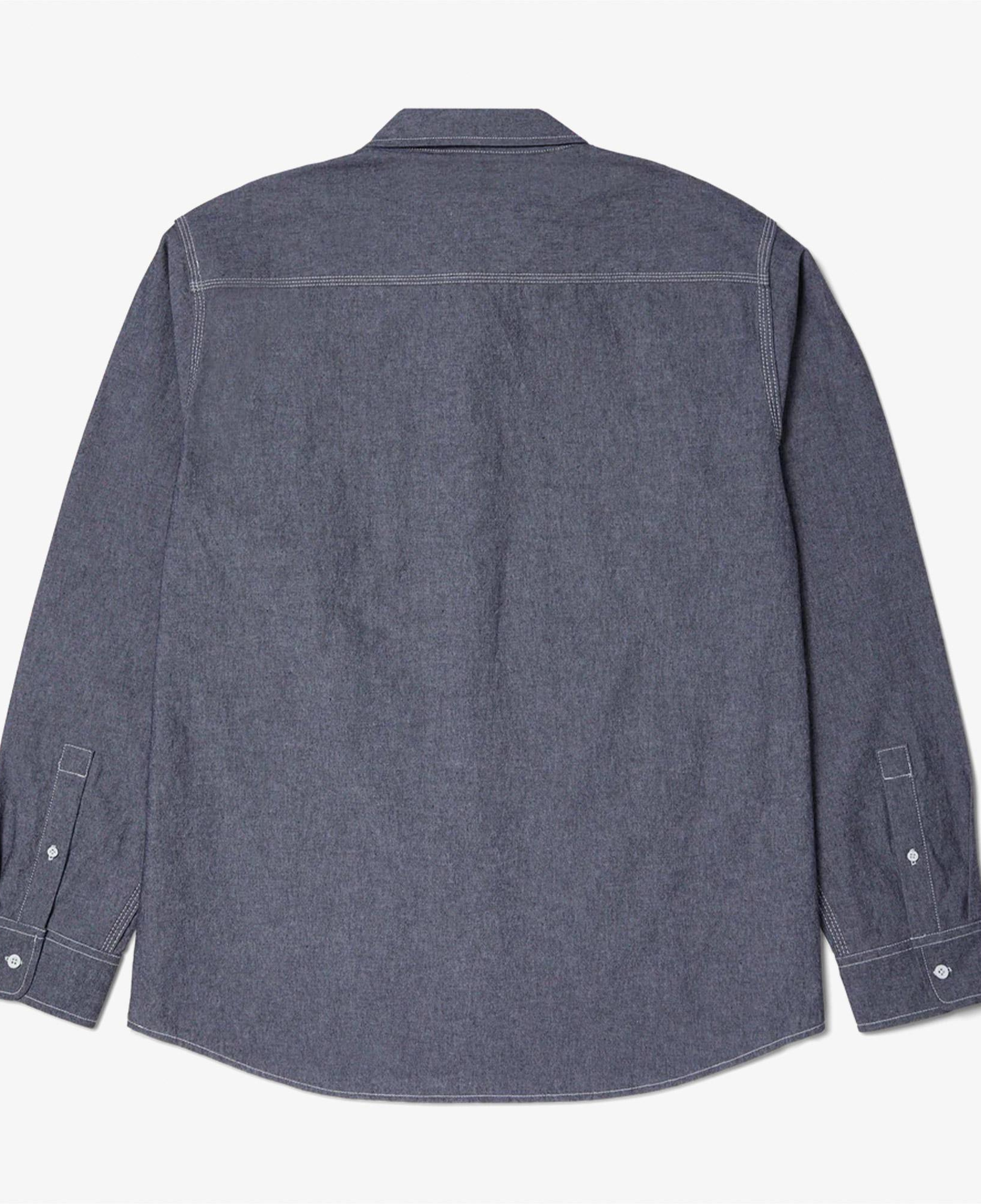 Huf Total Eclipse Chambray Erkek Gri Gömlek