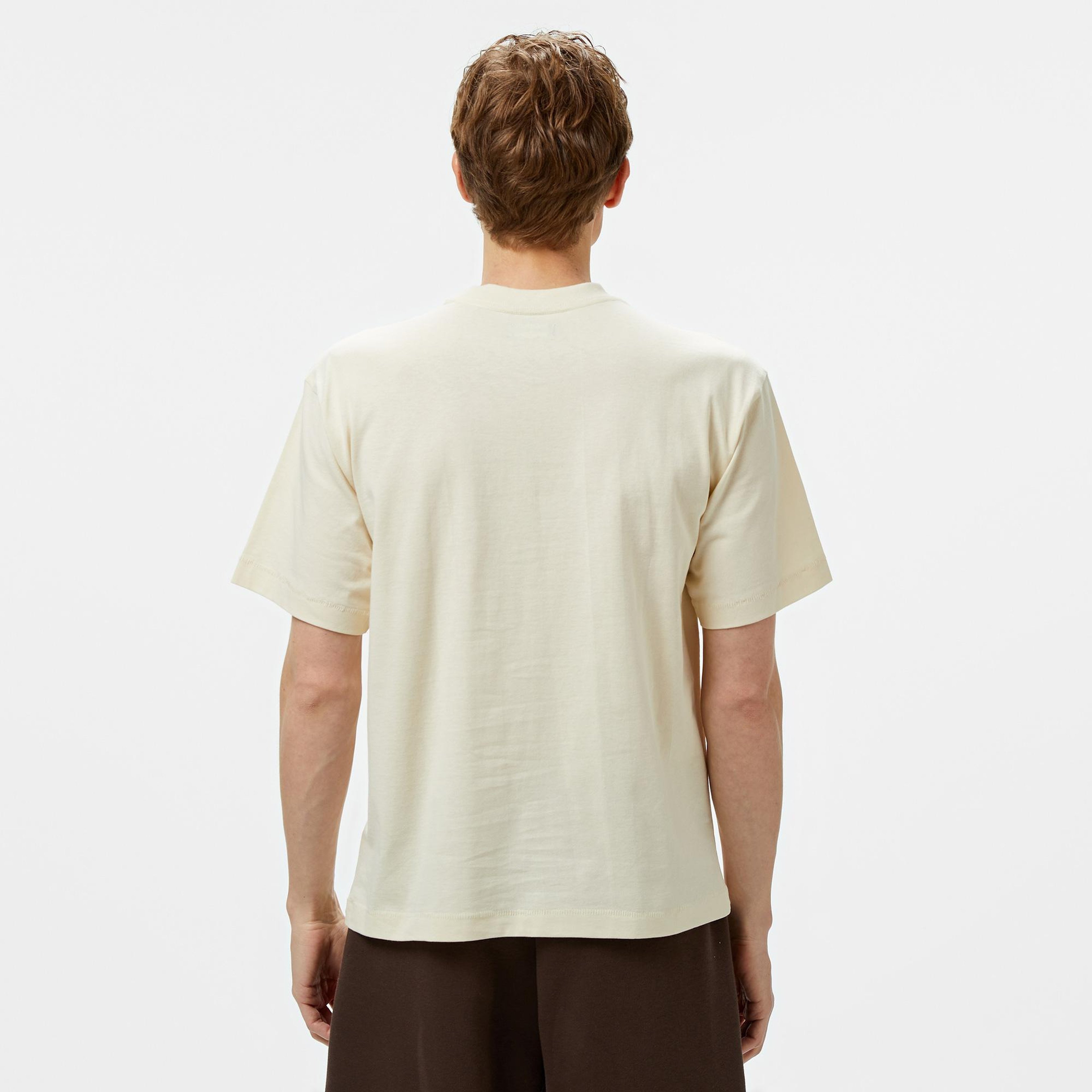 Market Duck Camo Arc Erkek Krem T-Shirt