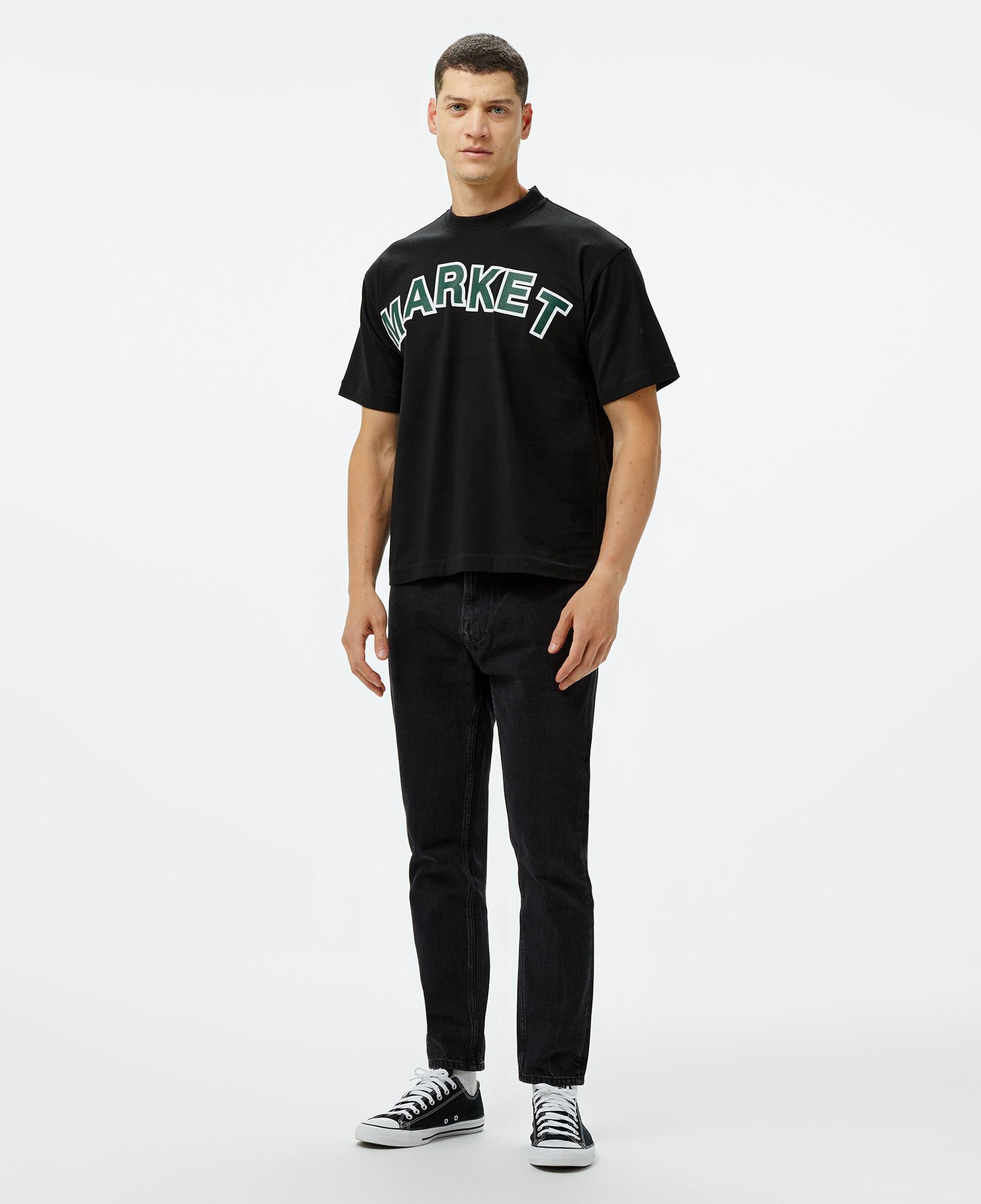 Market Expansion Pack Erkek Siyah T-Shirt