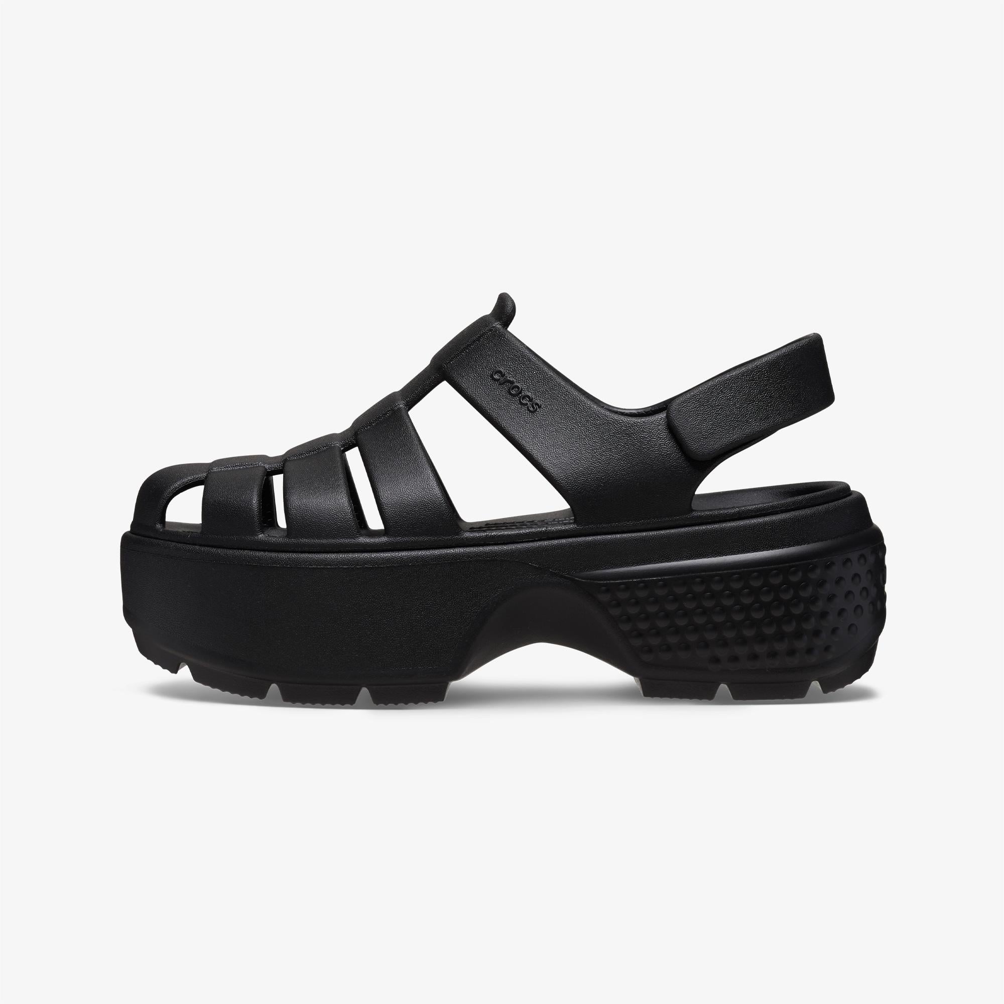 Crocs Stomp Fisherman Kadın Siyah Sandalet