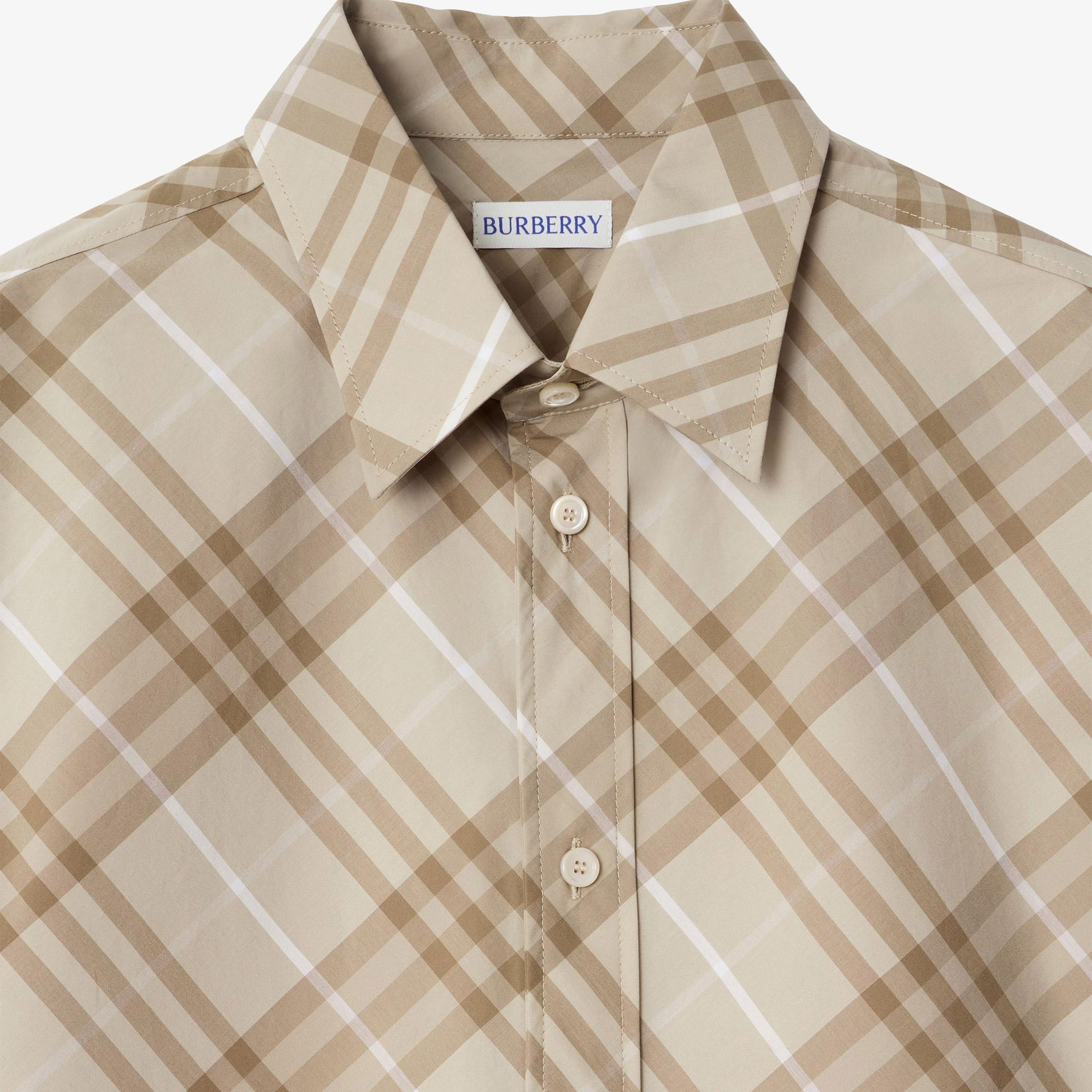 Burberry Robert Erkek Krem Gömlek