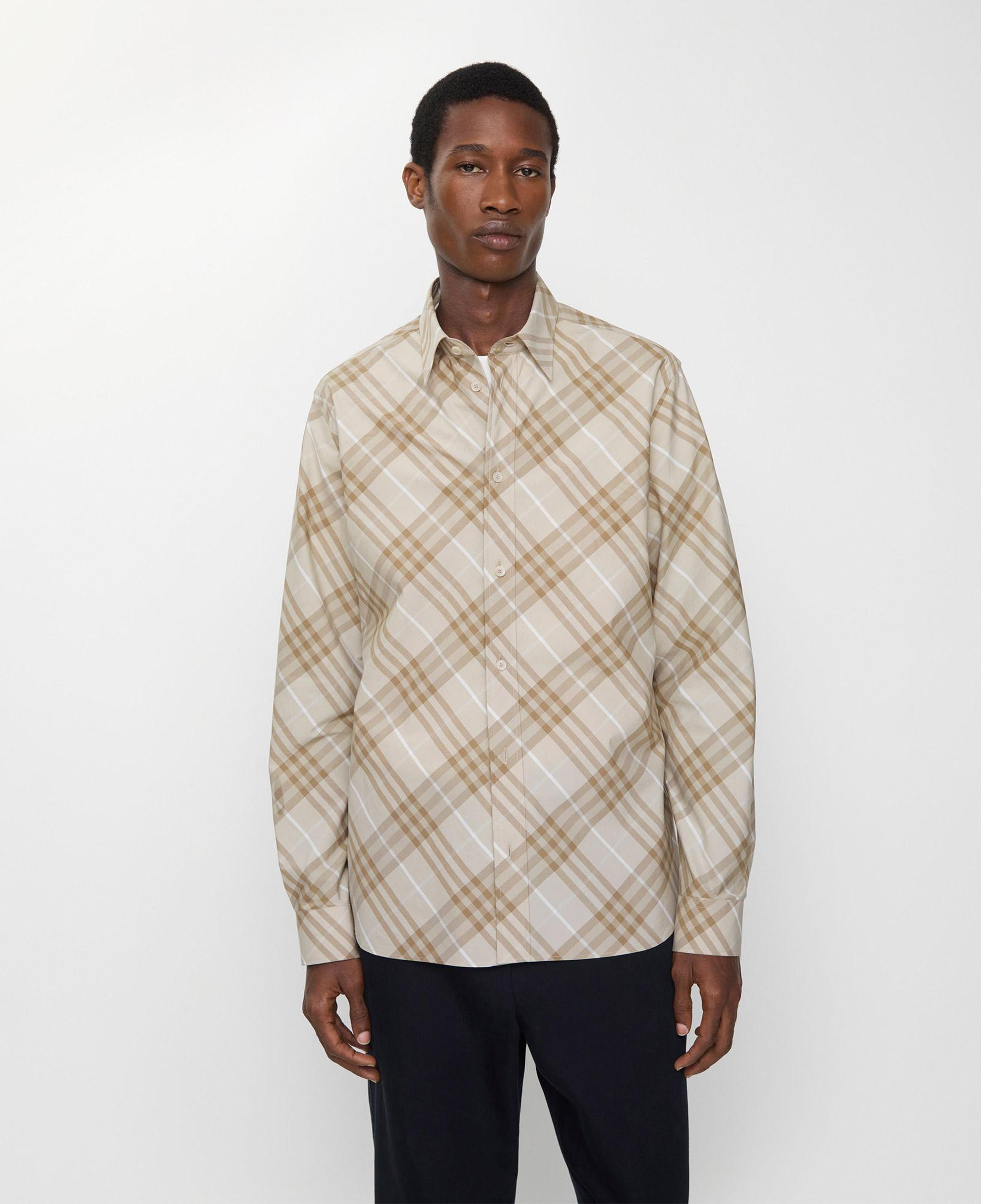 Burberry Robert Erkek Krem Gömlek