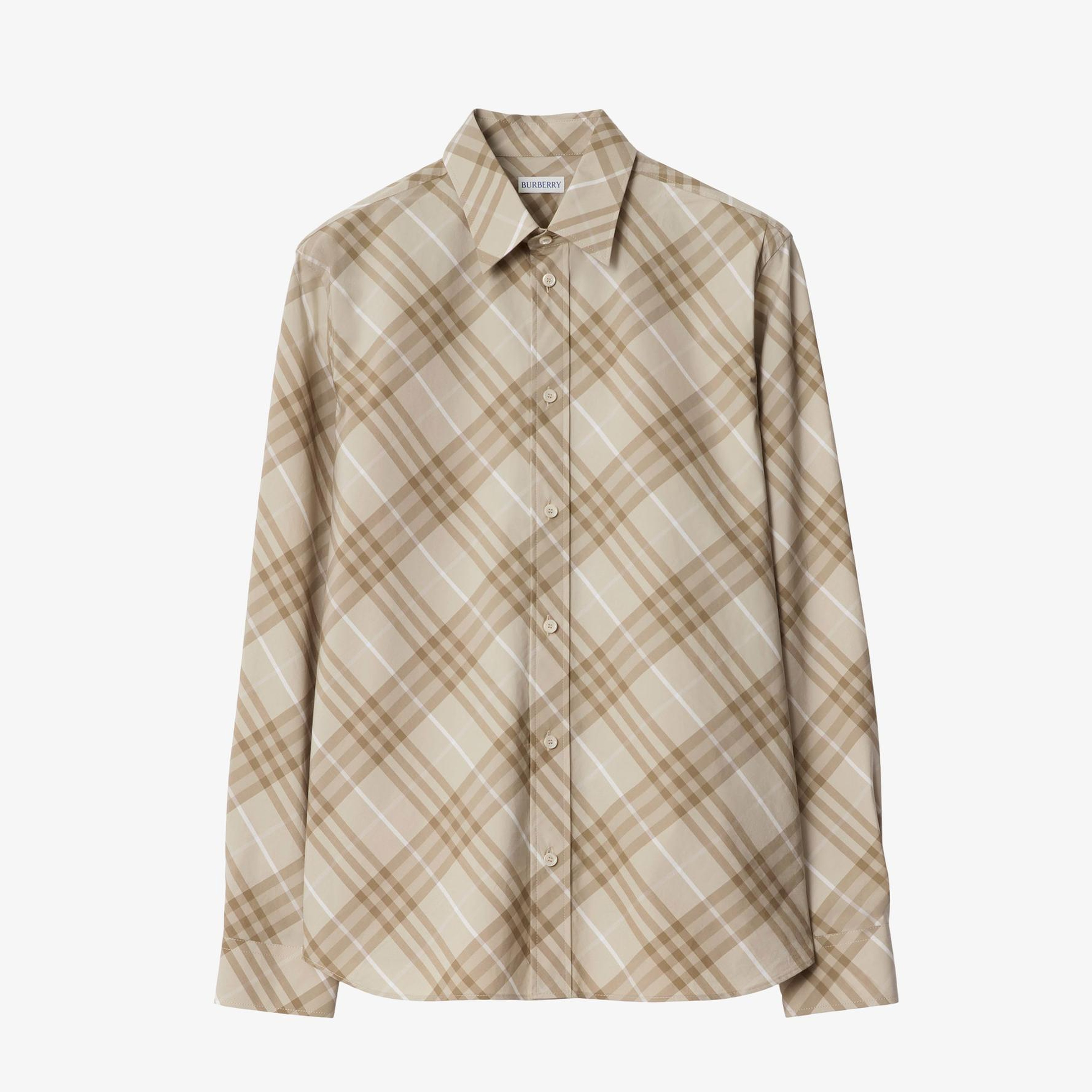 Burberry Robert Erkek Krem Gömlek