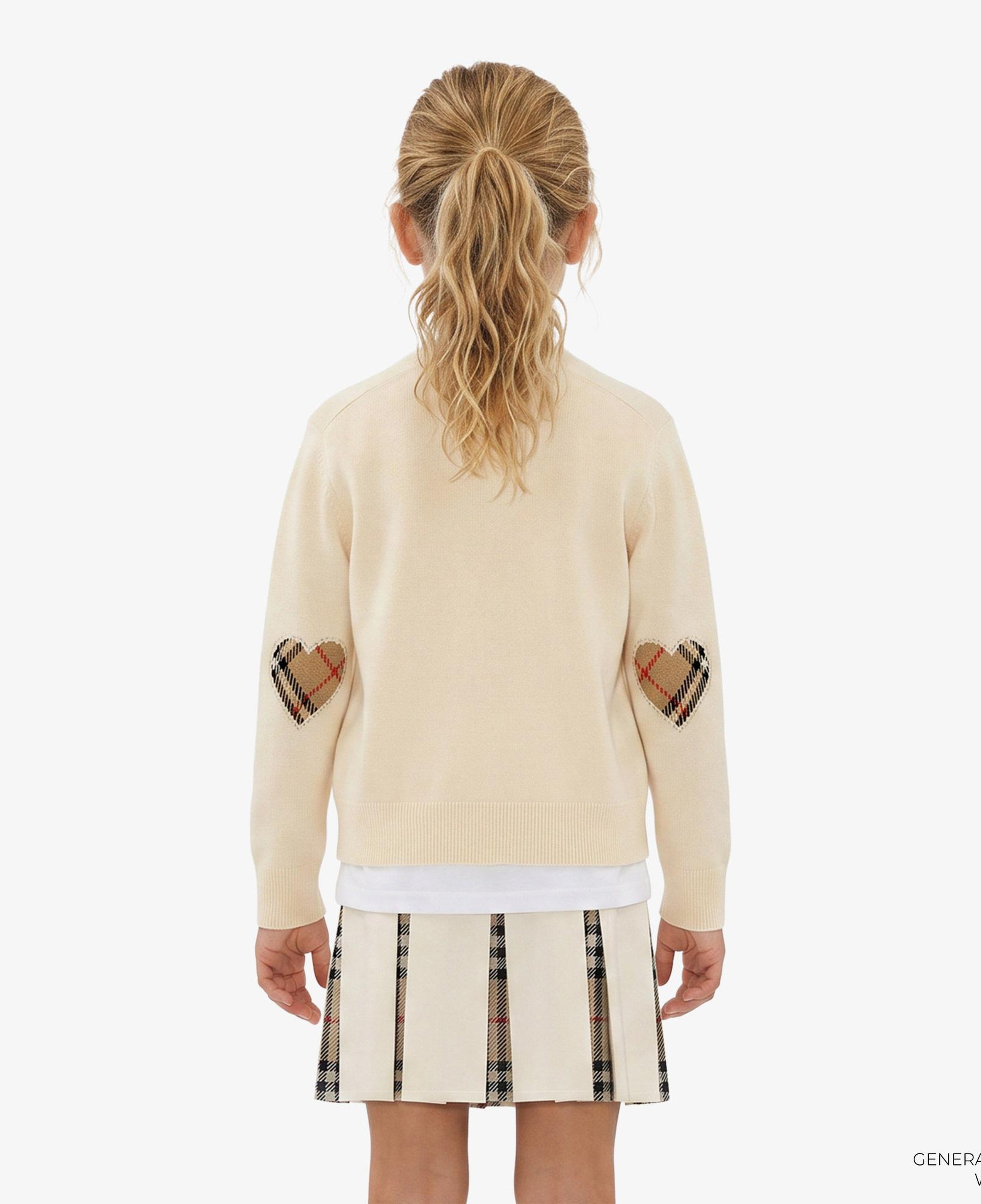Burberry Ailsa Çocuk Beyaz Hırka