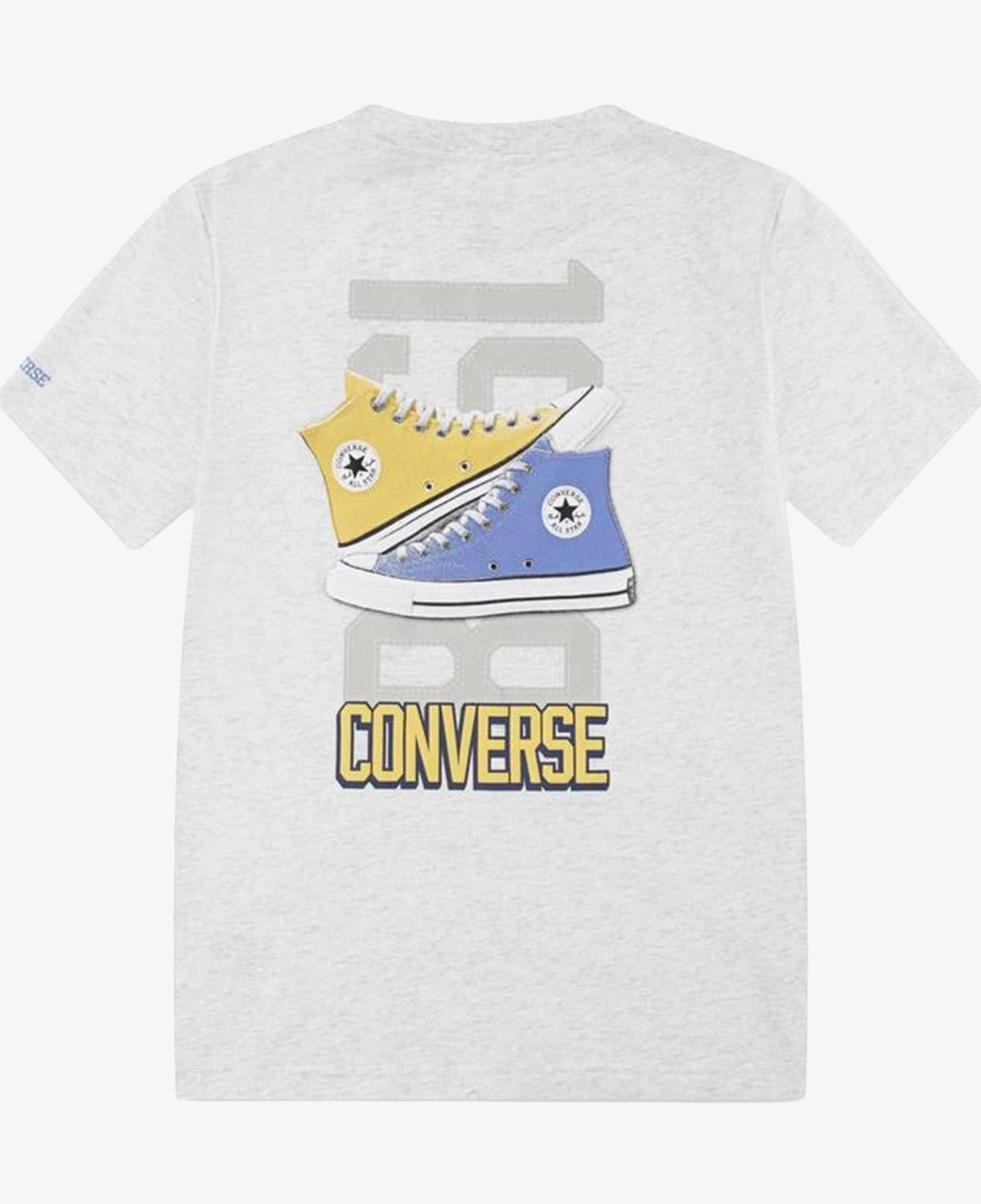 Converse Birch Heather Çocuk Gri T-Shirt
