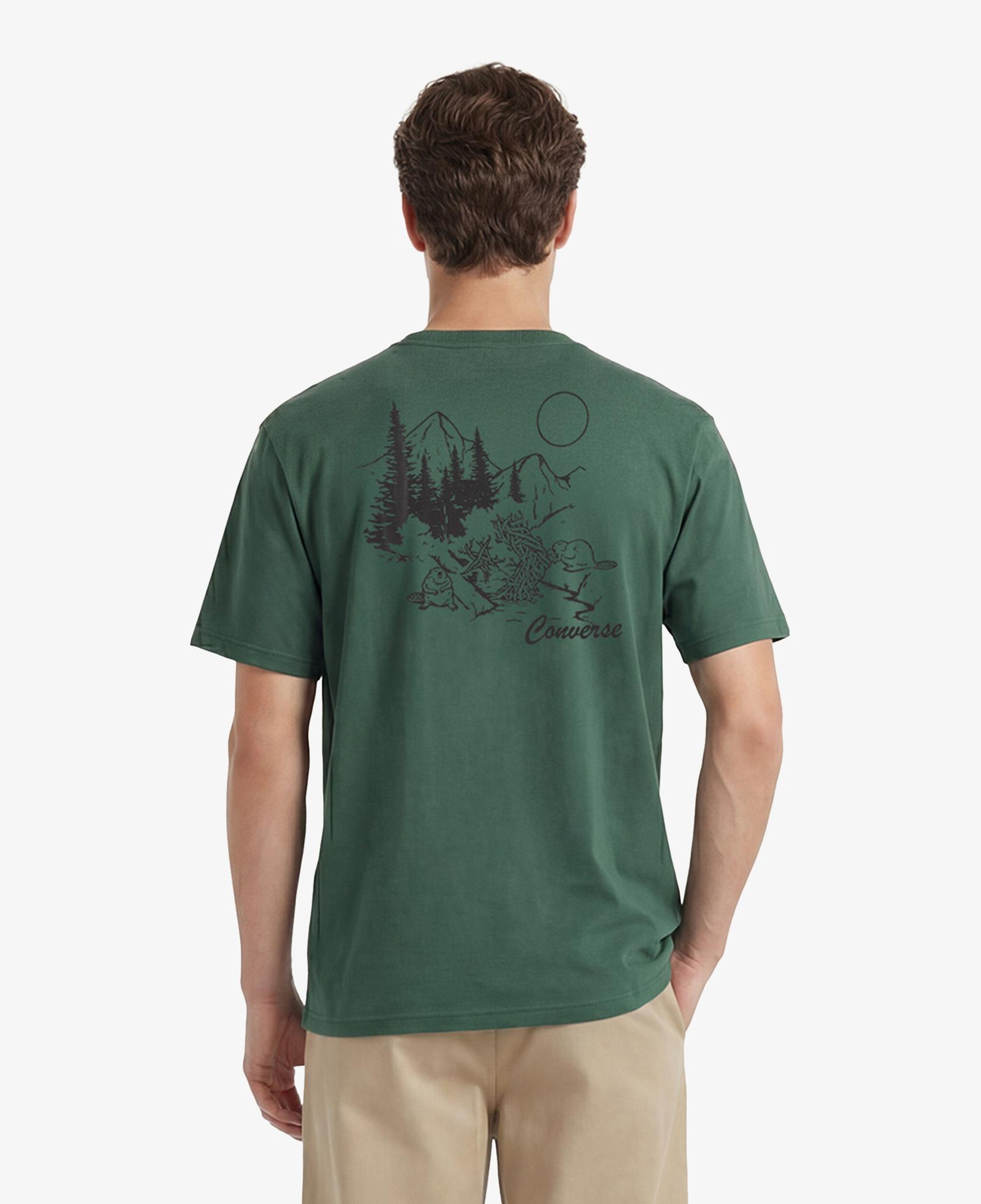 Converse Classic Erkek Gri T-Shirt