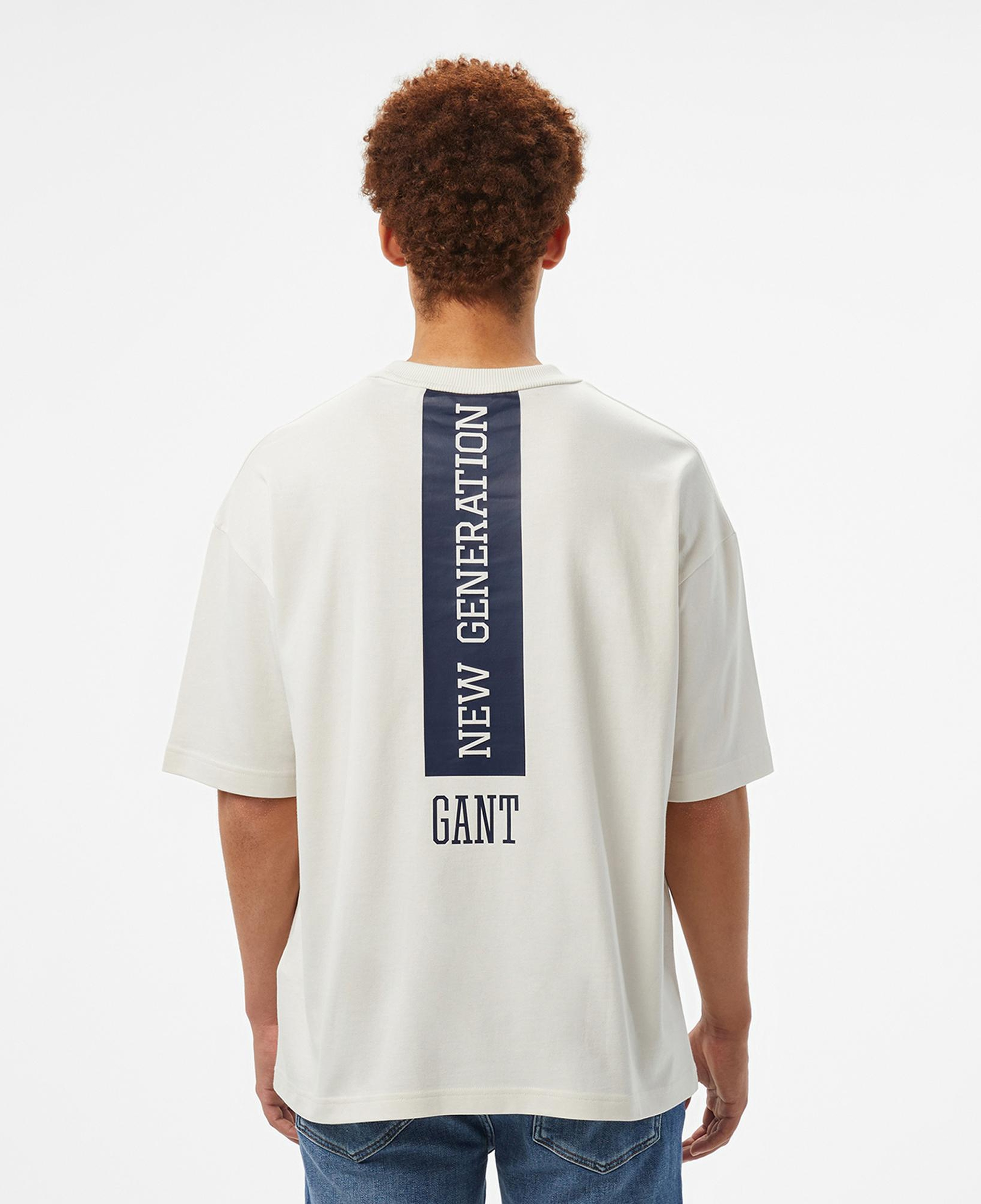 Hoss X Gant New Generation Unisex Beyaz T-Shirt