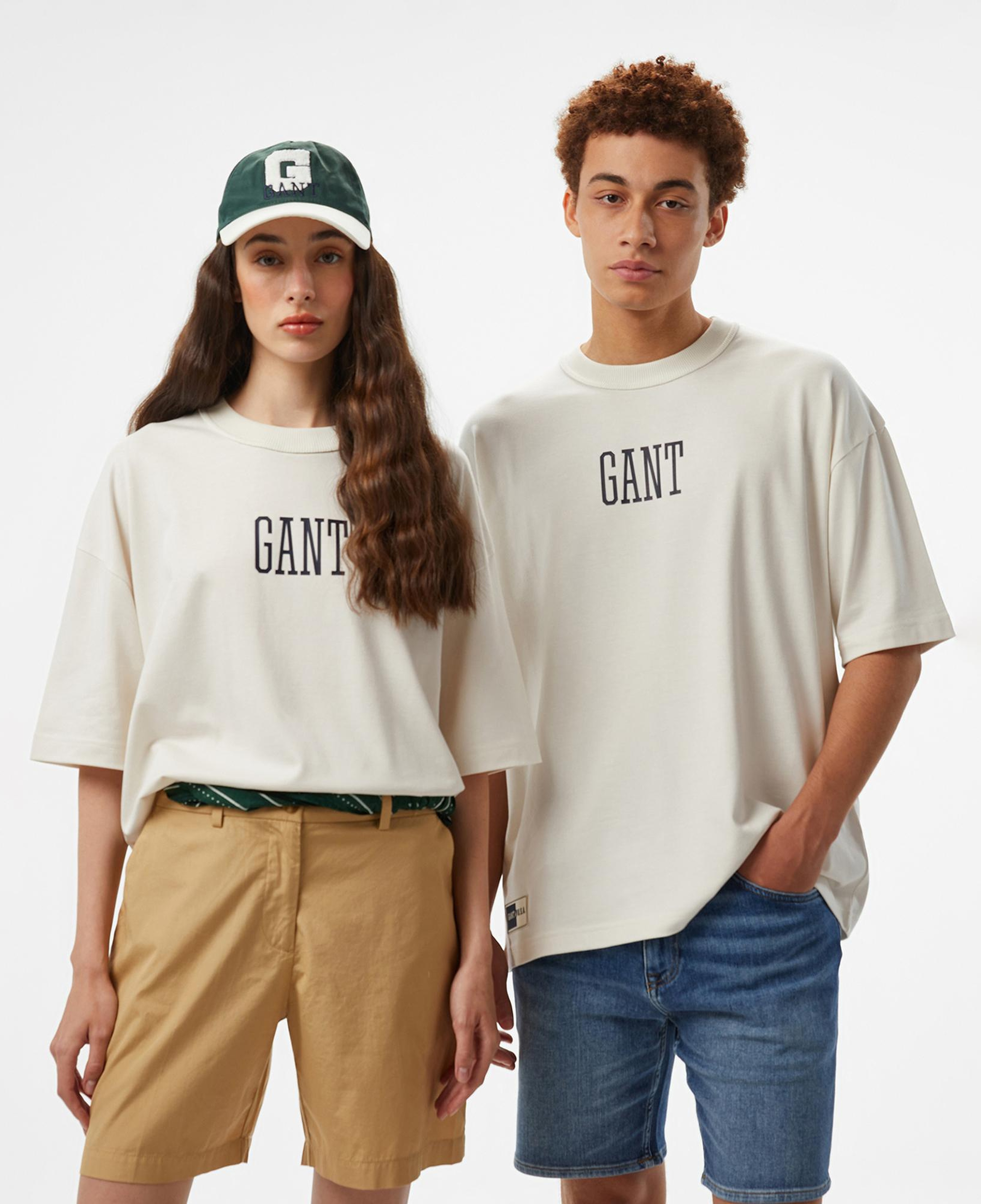 Hoss X Gant New Generation Unisex Beyaz T-Shirt