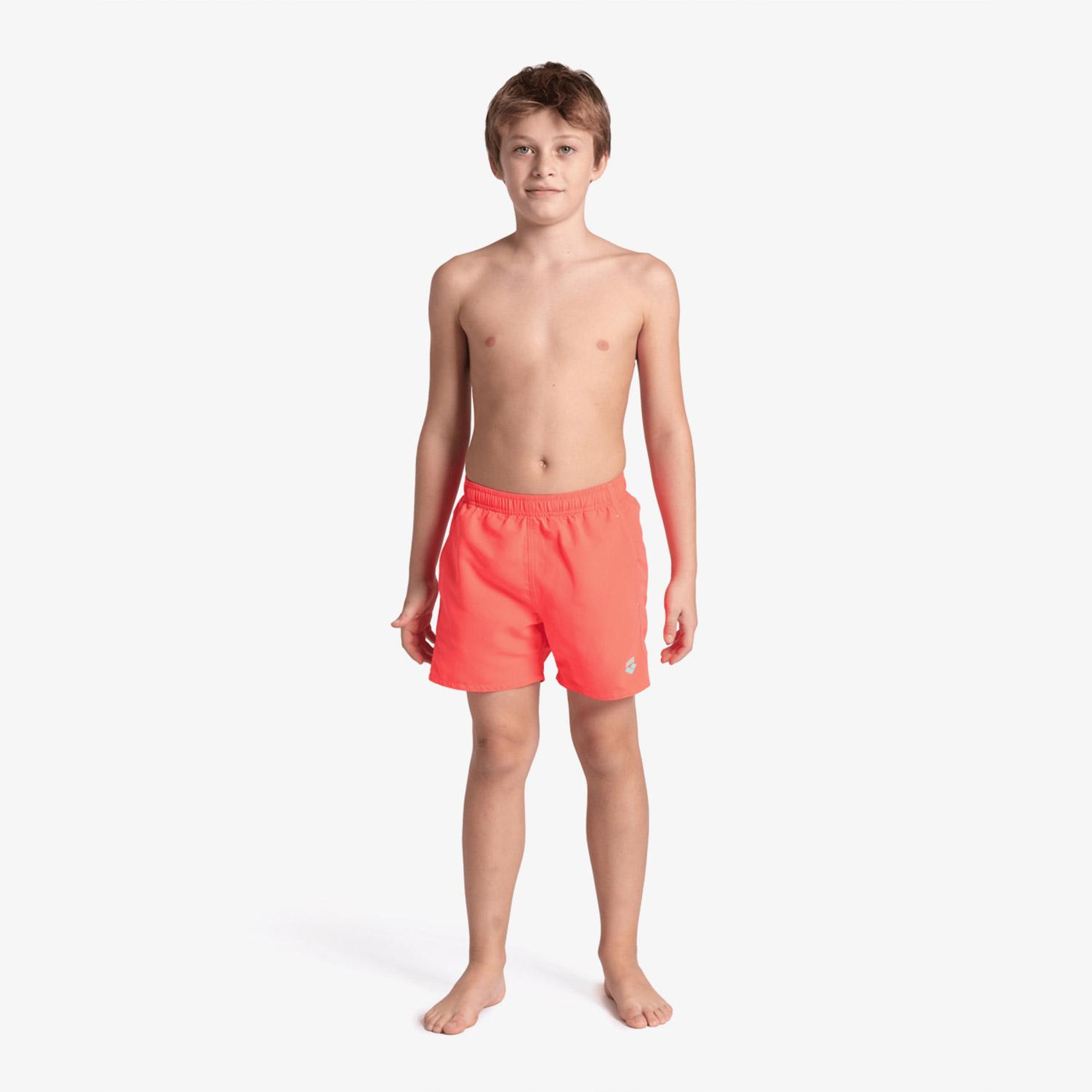Arena Beach Boxer Solid Çocuk Turuncu Deniz Şortu