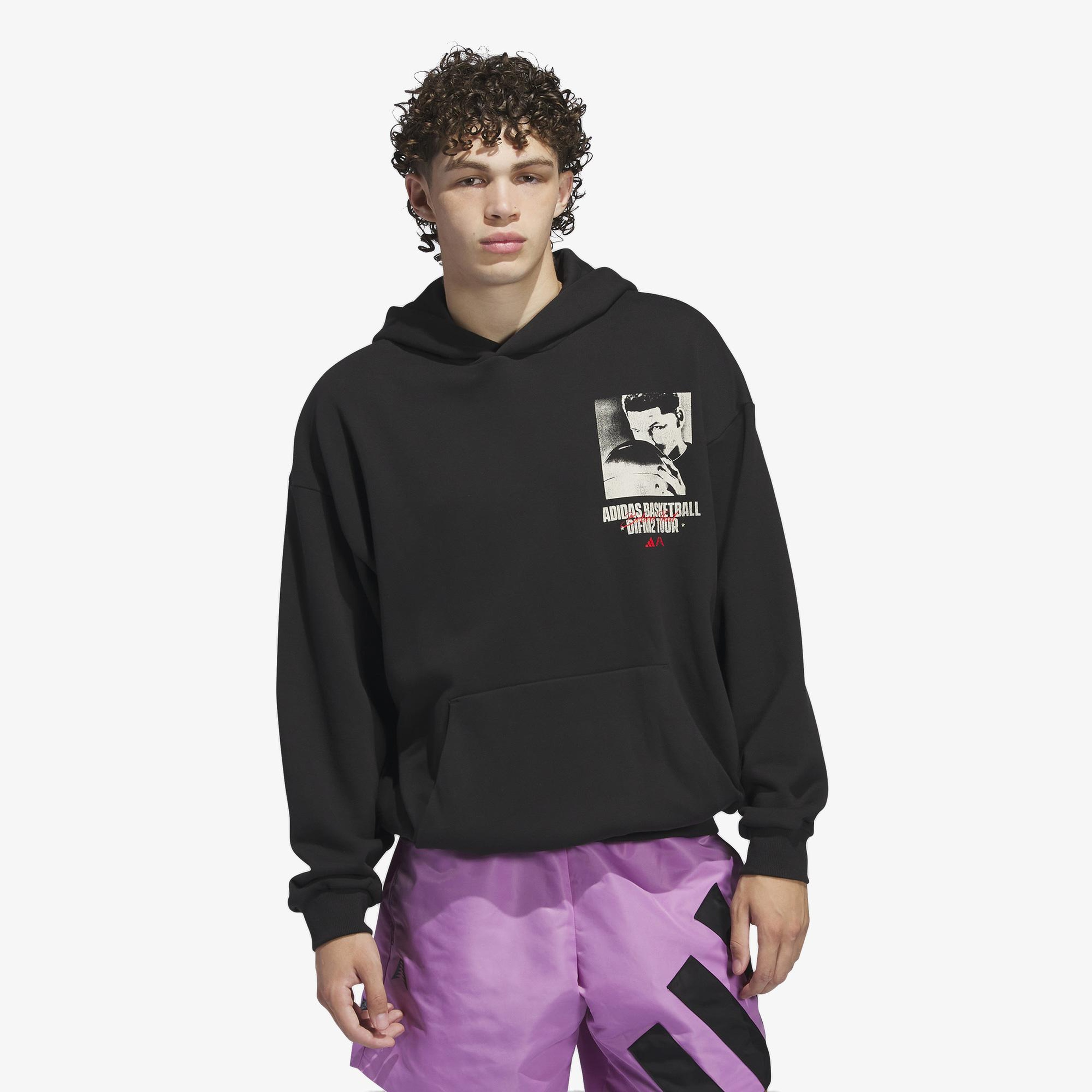 adidas A.E. Graphic Erkek Siyah Günlük Sweatshirt
