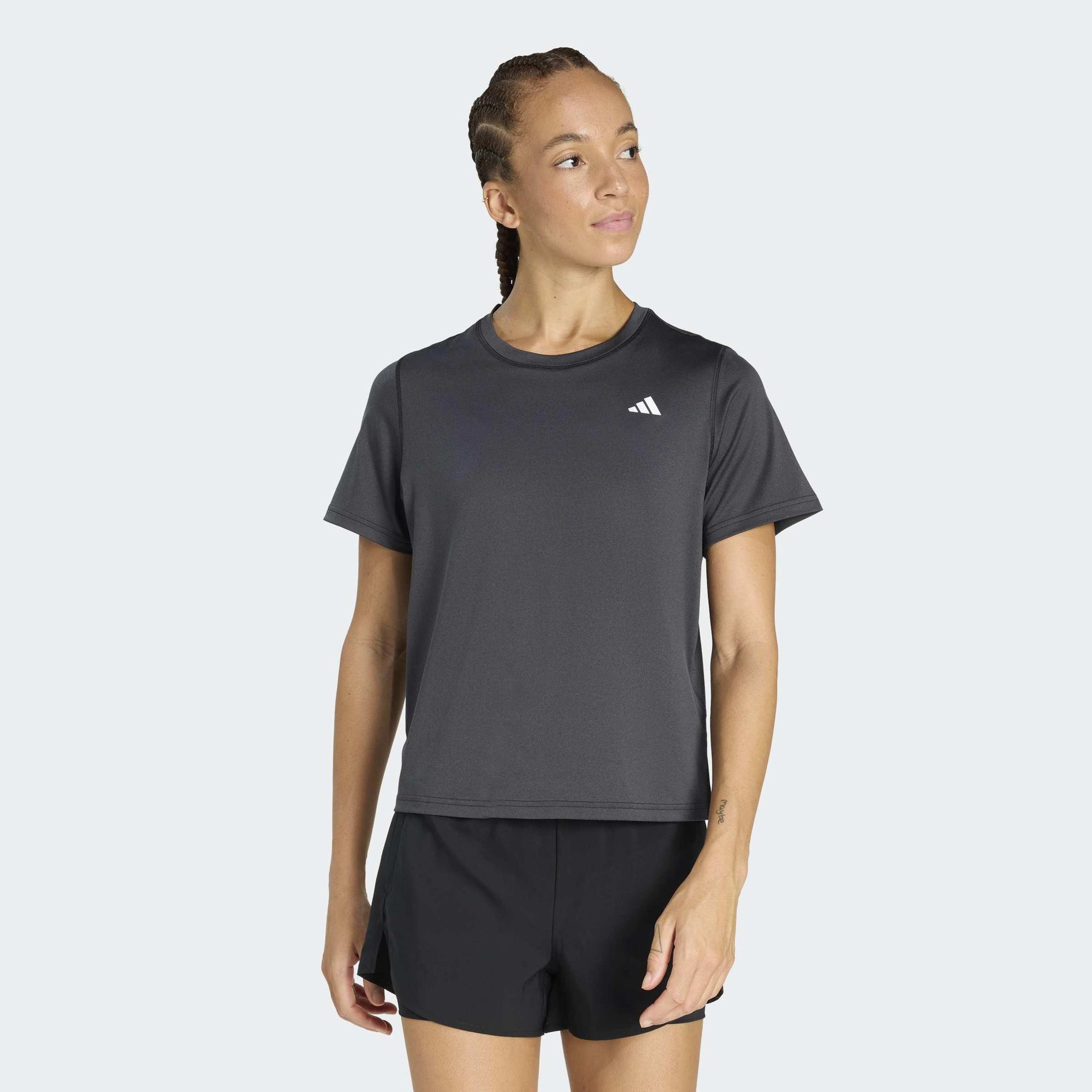 adidas Workout Essentials Crew Neck Kadın Siyah Antrenman T-Shirt