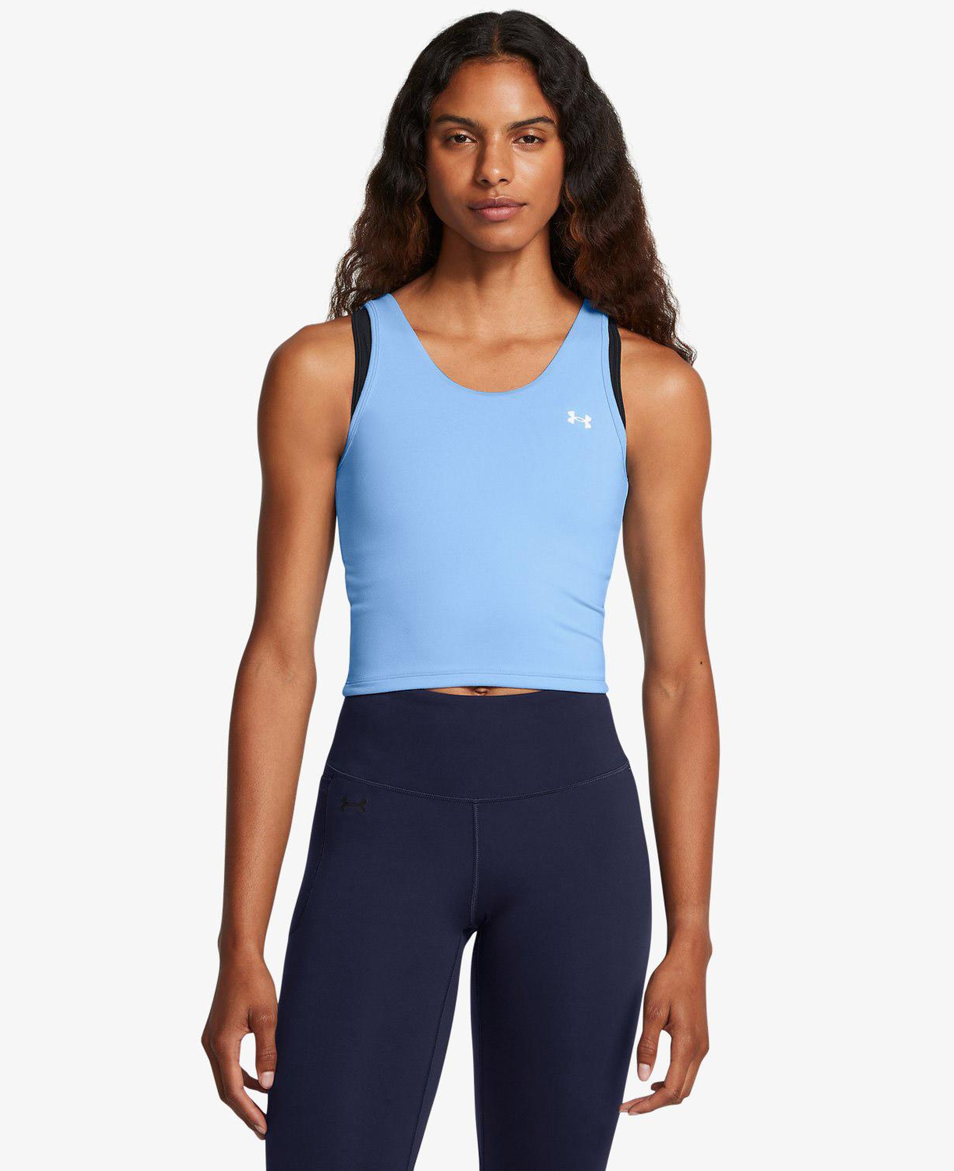 Under Armour Motion Tank Kadın Mavi Antrenman Bra