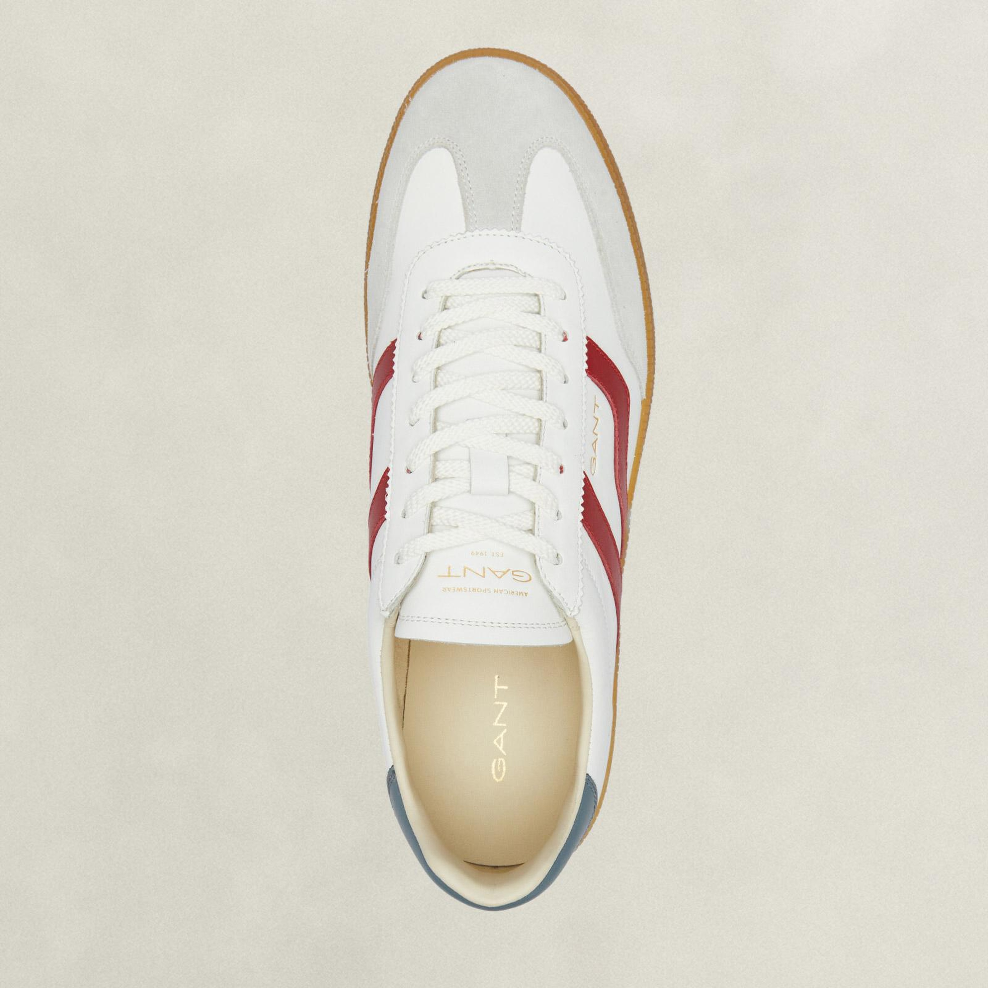 GANT Erkek Beyaz Süet Cuzmo Sneaker