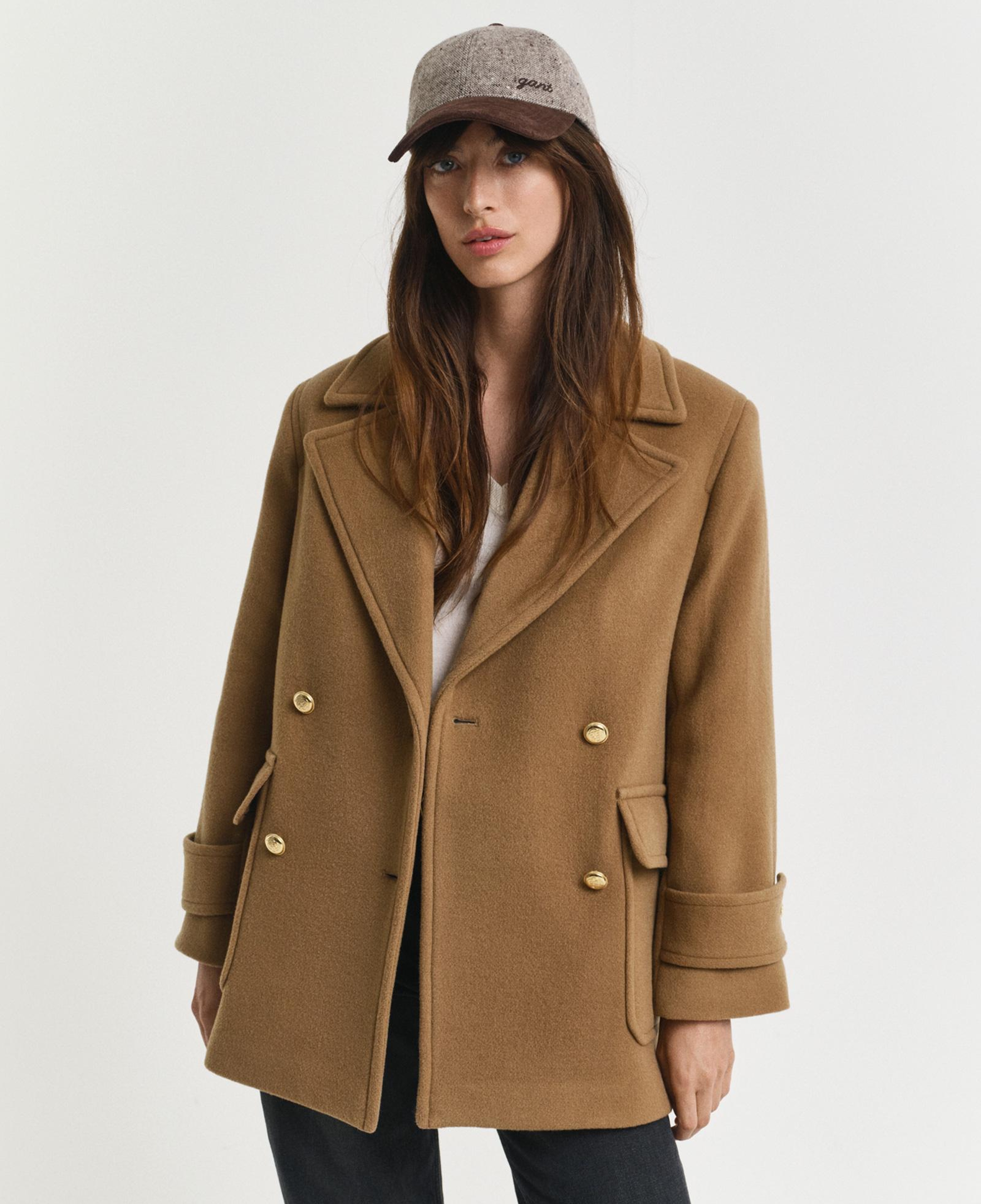 GANT Kadın Kahverengi Regular Fit Mont