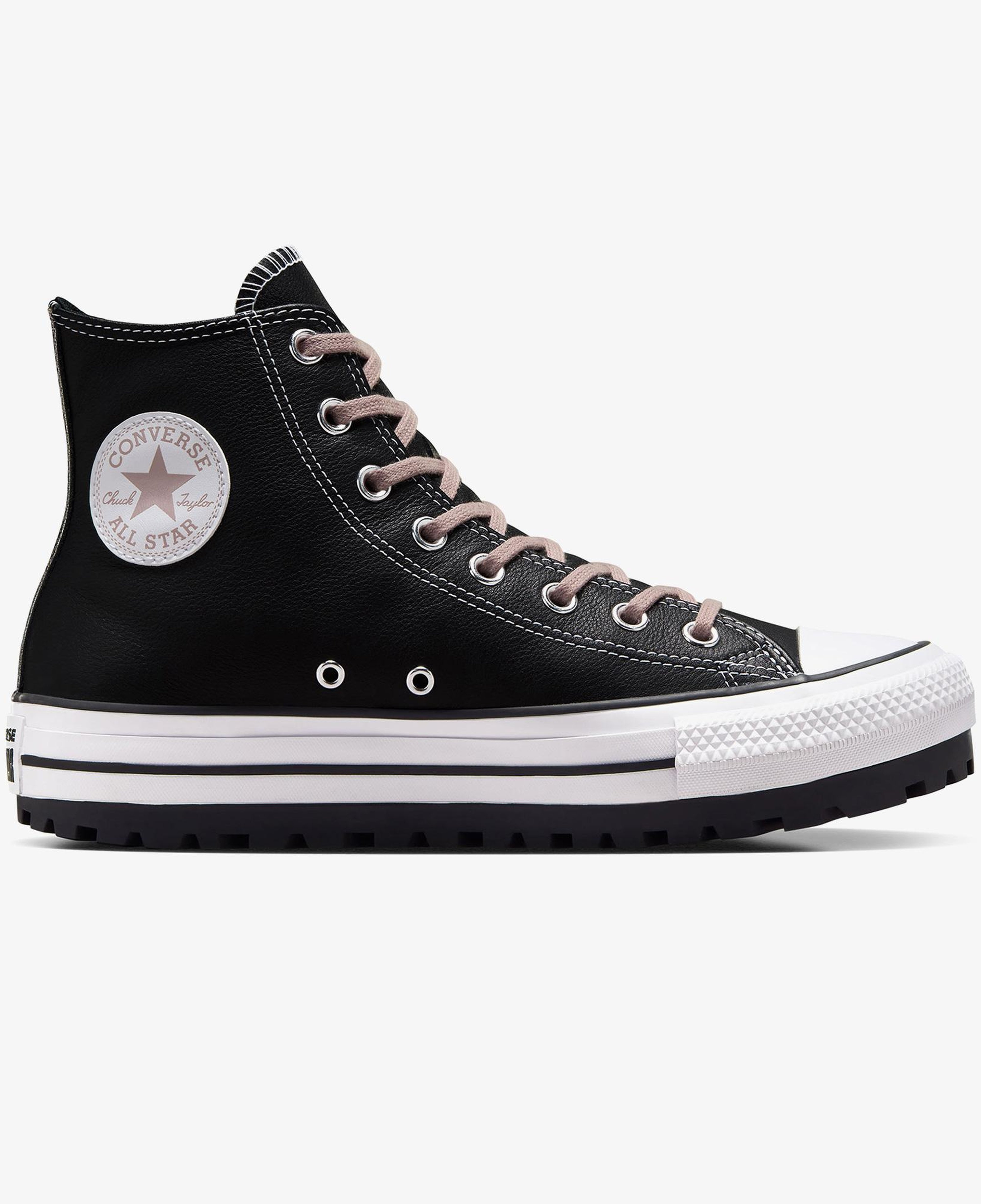 Converse Chuck Taylor All Star City Trek Su Geçirmez Unisex Siyah Deri Bot