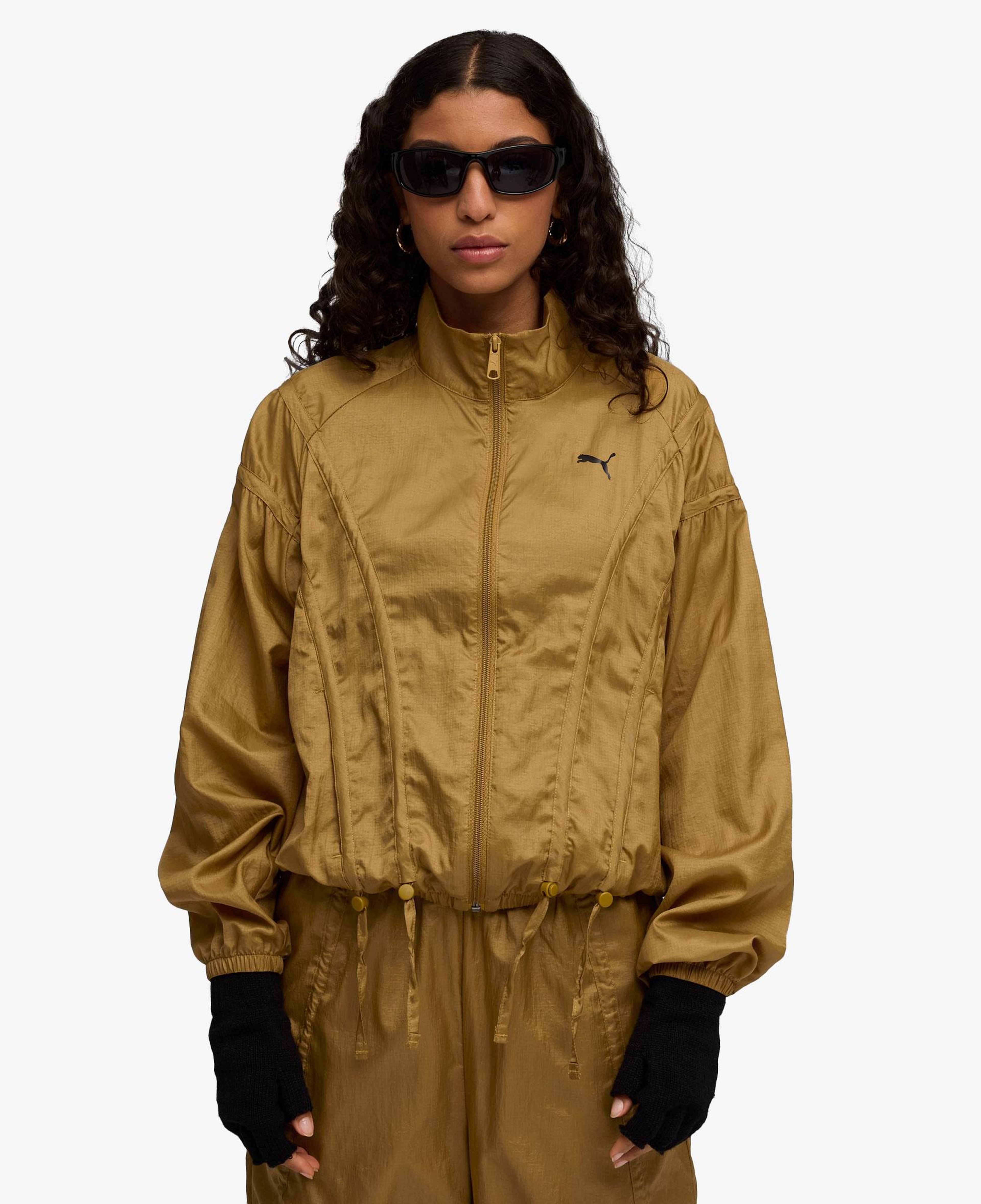 Puma Dare To Oversized Woven Kadın Sarı Ceket