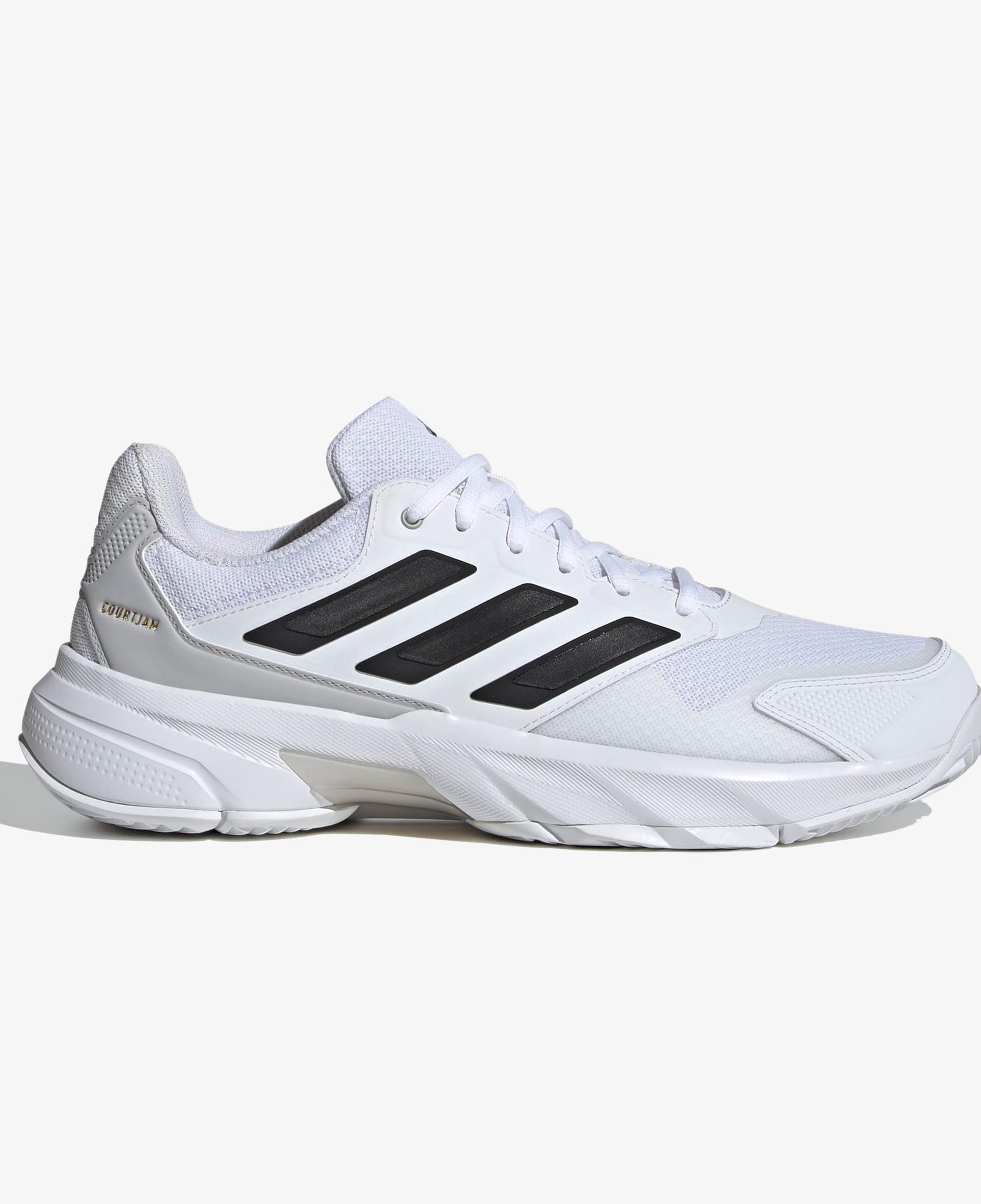 adidas Courtjam Control 3 Erkek Beyaz Tenis Ayakkabısı