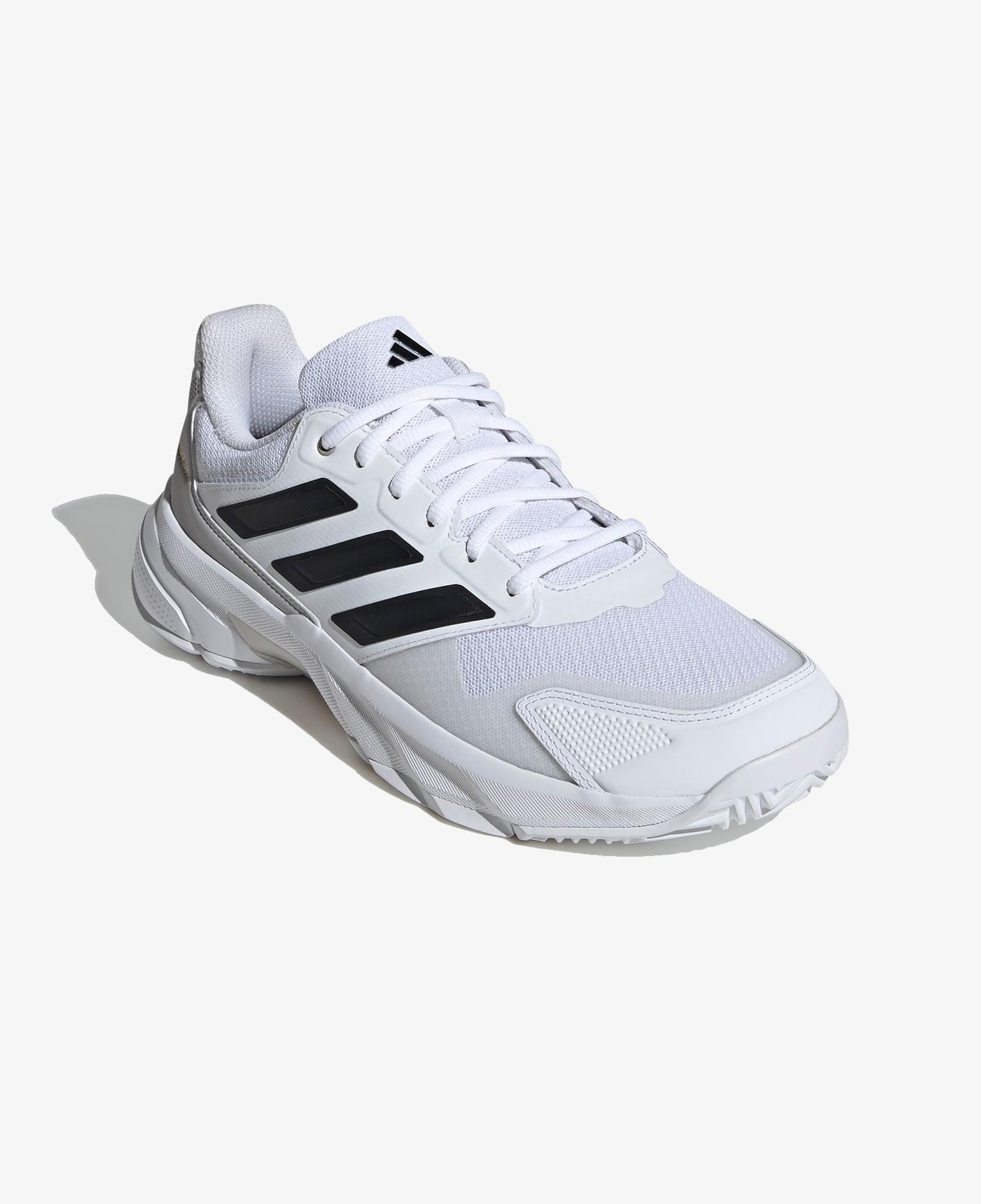 adidas Courtjam Control 3 Erkek Beyaz Tenis Ayakkabısı